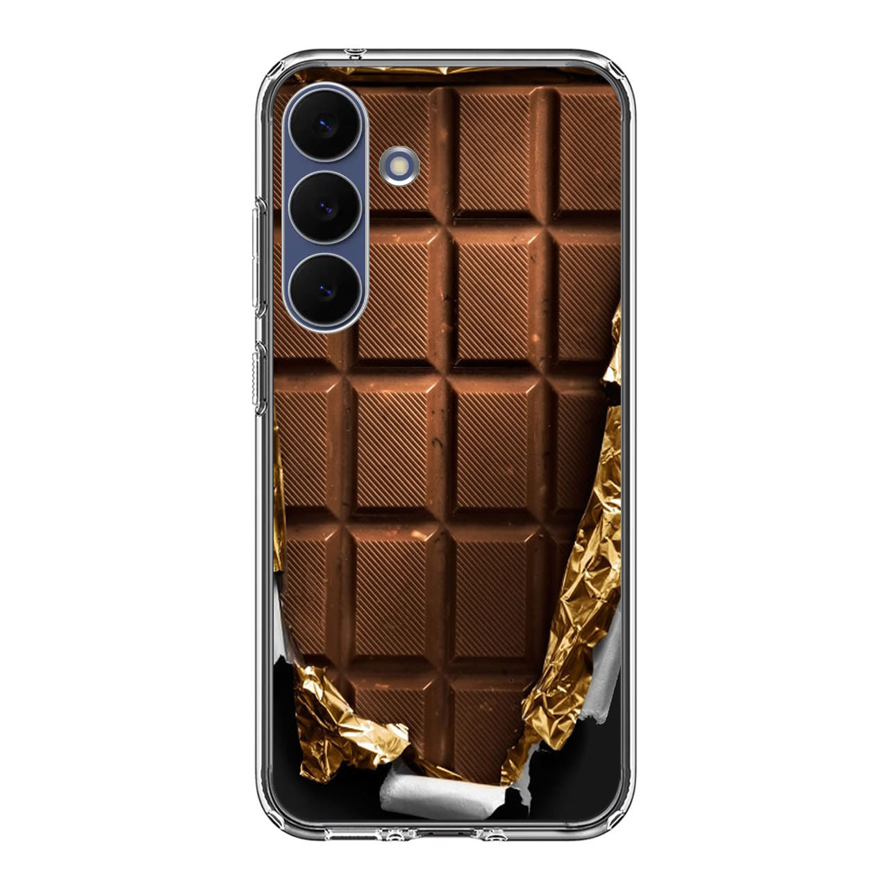 Unwrapped Chocolate Bar Samsung Galaxy S25 FE Case