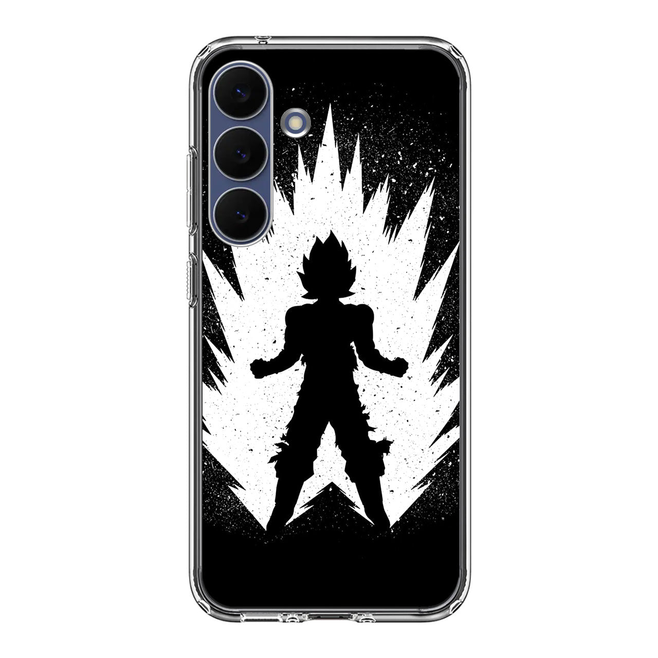 Goku Super Saiyan Black White Samsung Galaxy S25 FE Case