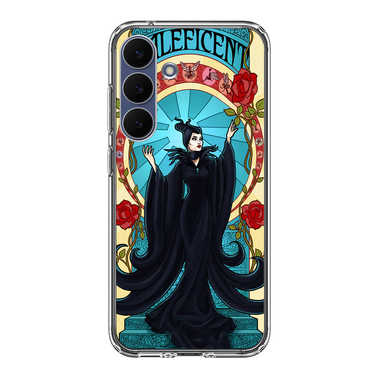Maleficent With Flower Samsung Galaxy S25 FE Case