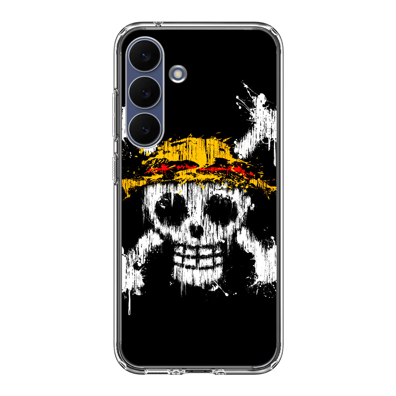 Straw Hat Pirate Logo Paint Samsung Galaxy S25 FE Case