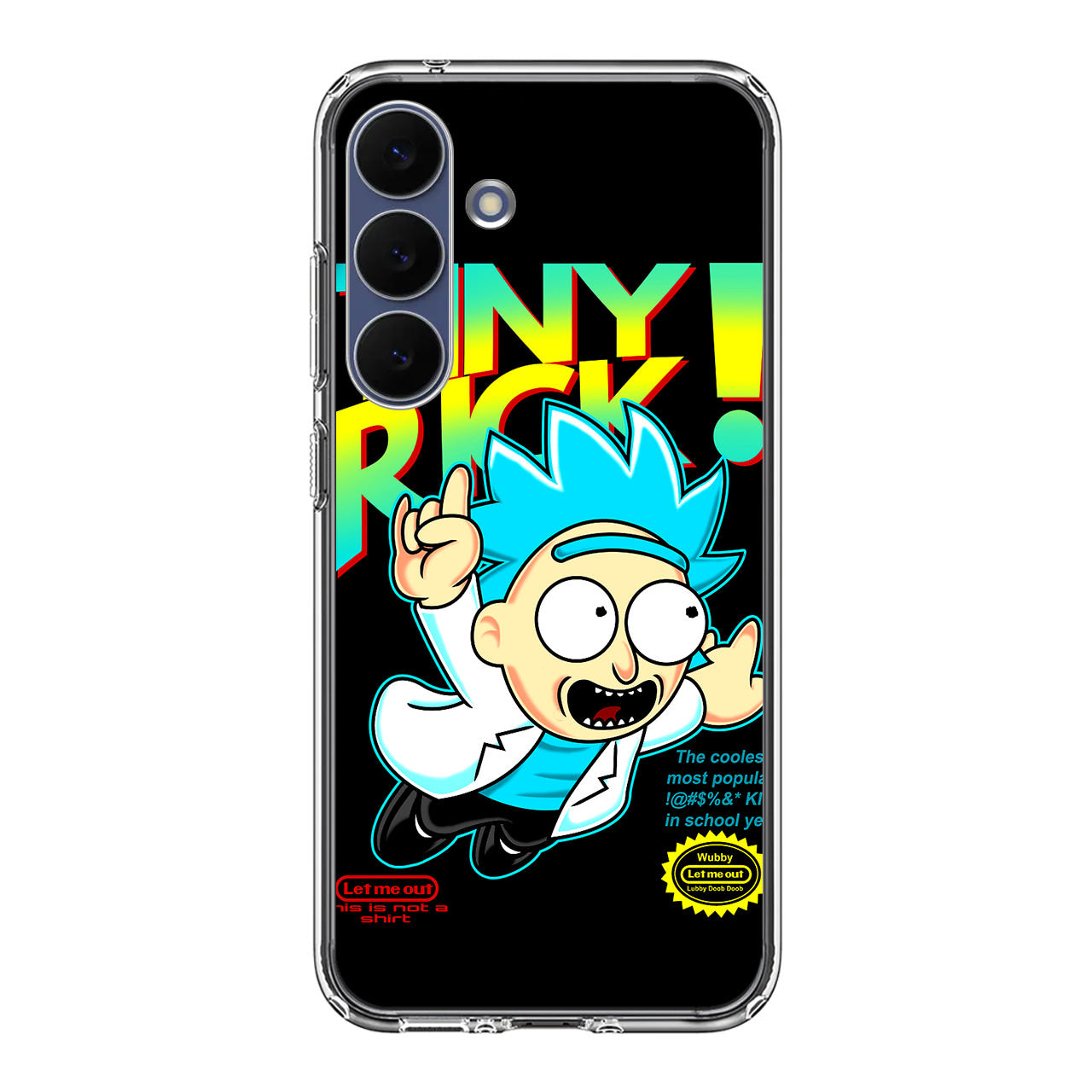 Tiny Rick Let Me Out Samsung Galaxy S25 FE Case
