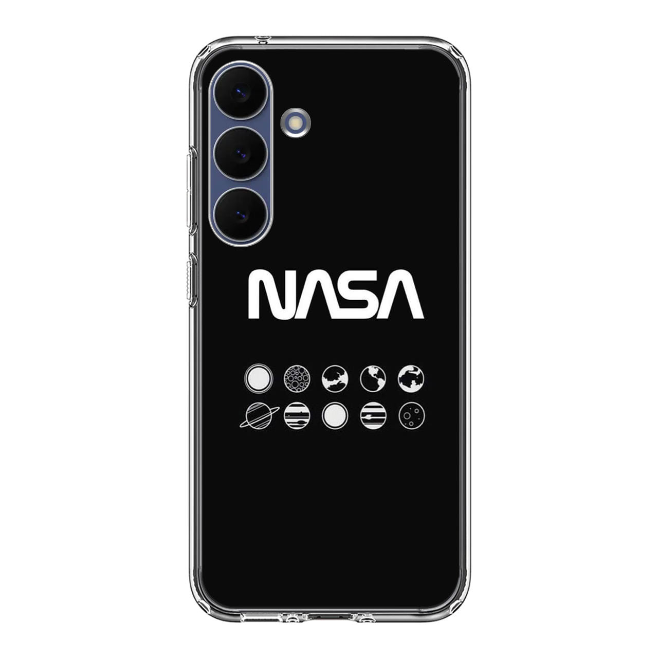 NASA Minimalist Samsung Galaxy S25 FE Case