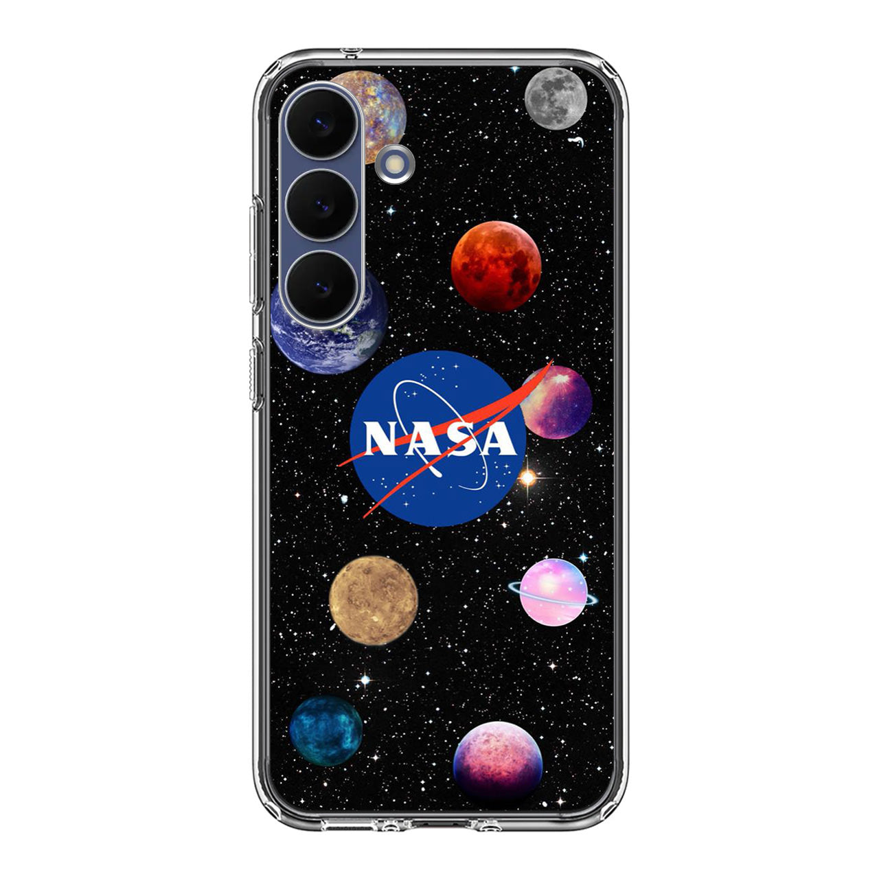 NASA Planets Samsung Galaxy S25 FE Case
