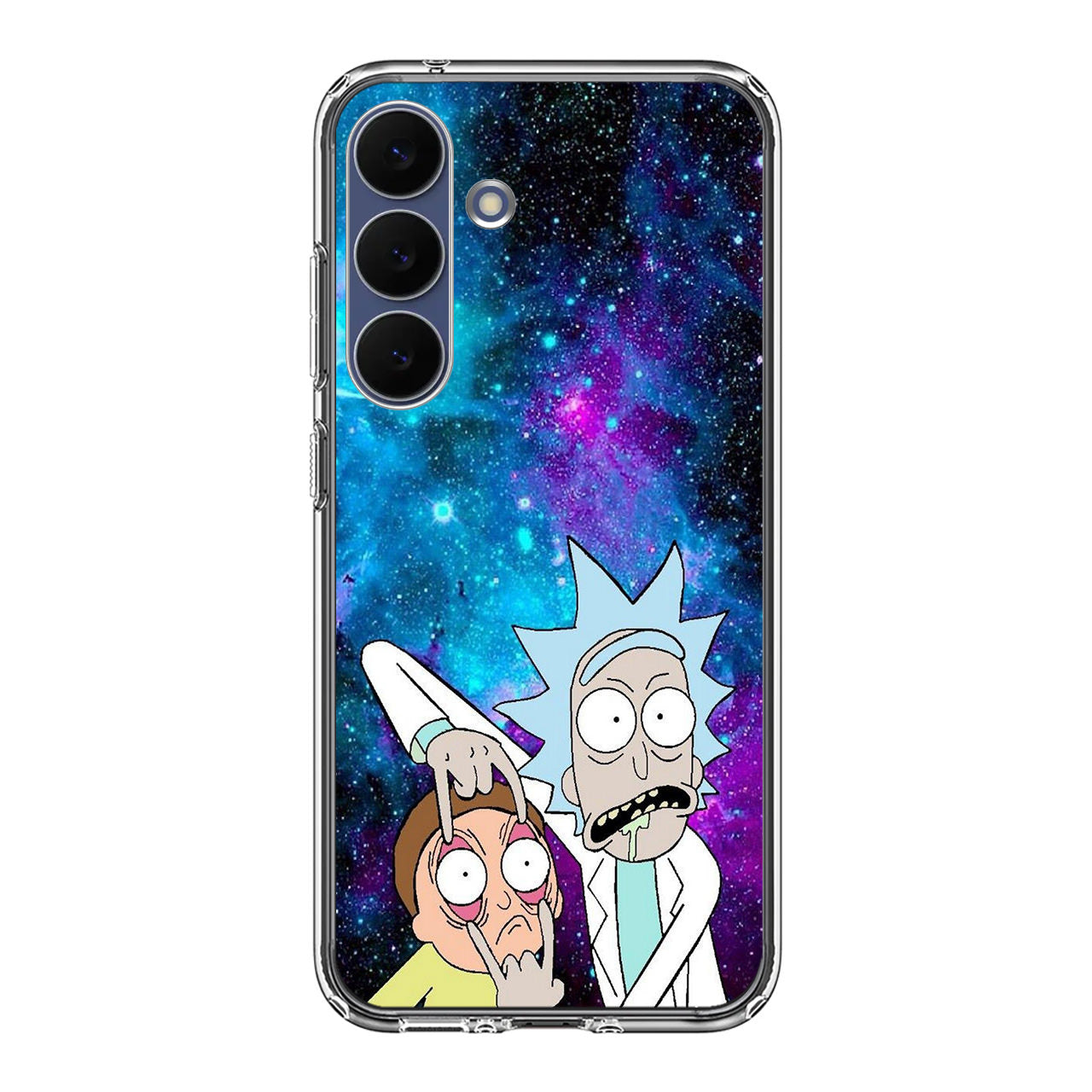 Rick And Morty Open Your Eyes Samsung Galaxy S25 FE Case