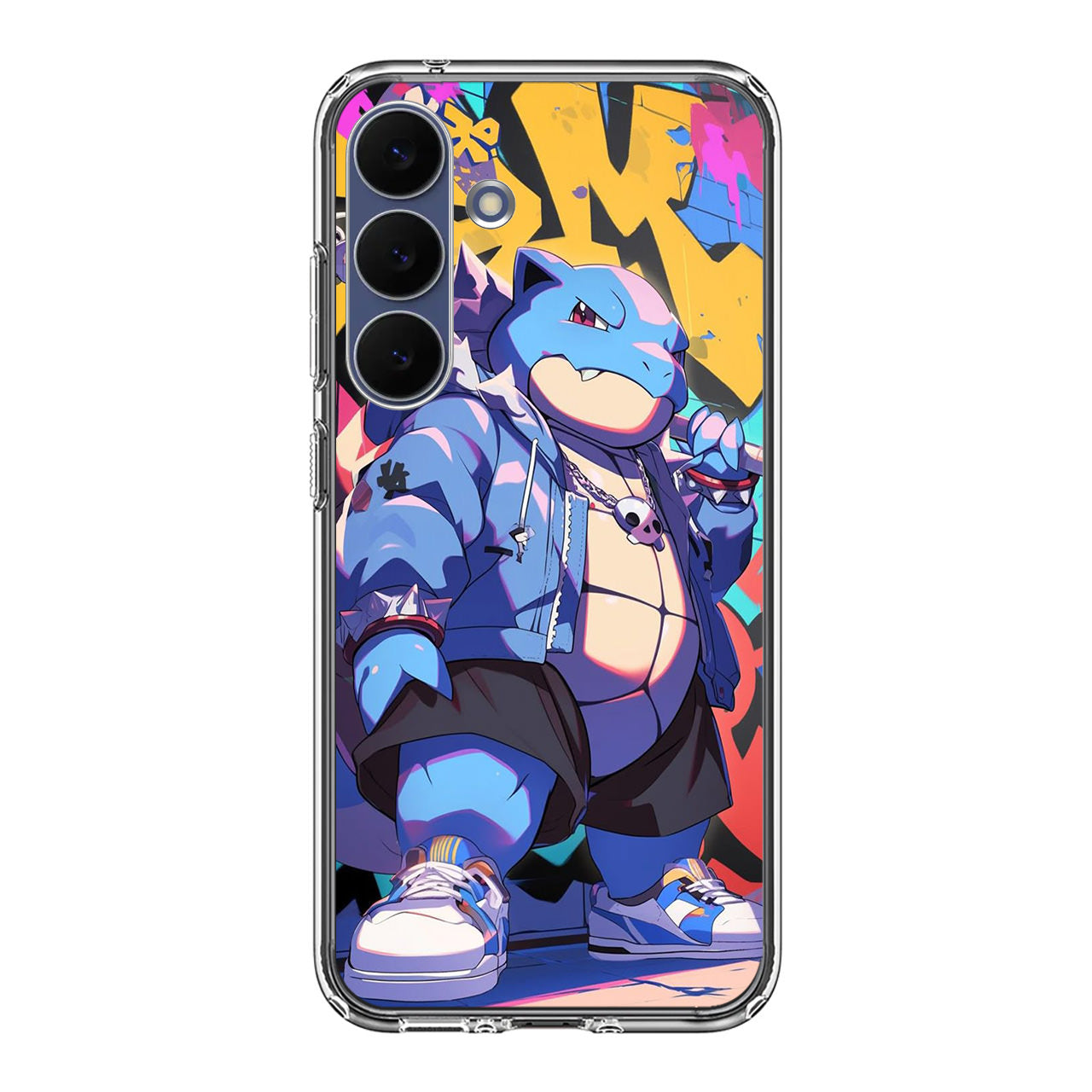 Blastoise Breaks The Block Samsung Galaxy S25 FE Case
