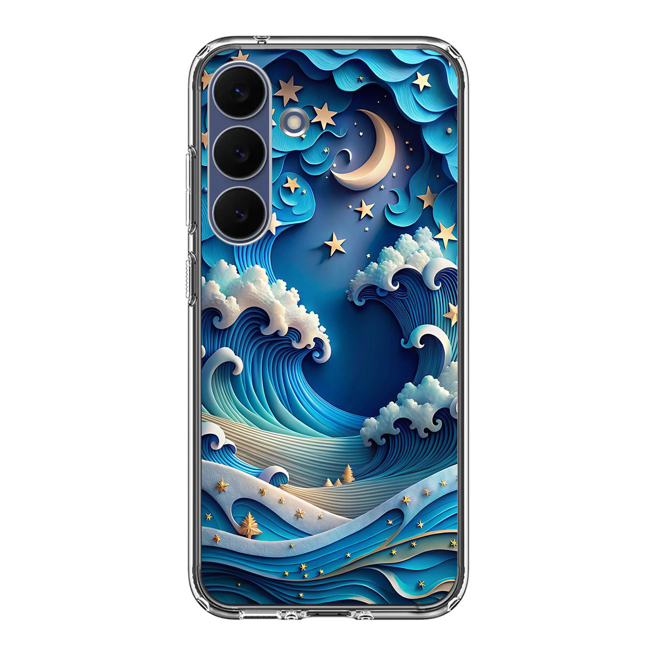 Dreamtide Where Stars Kiss the Sea Samsung Galaxy S25 FE Case