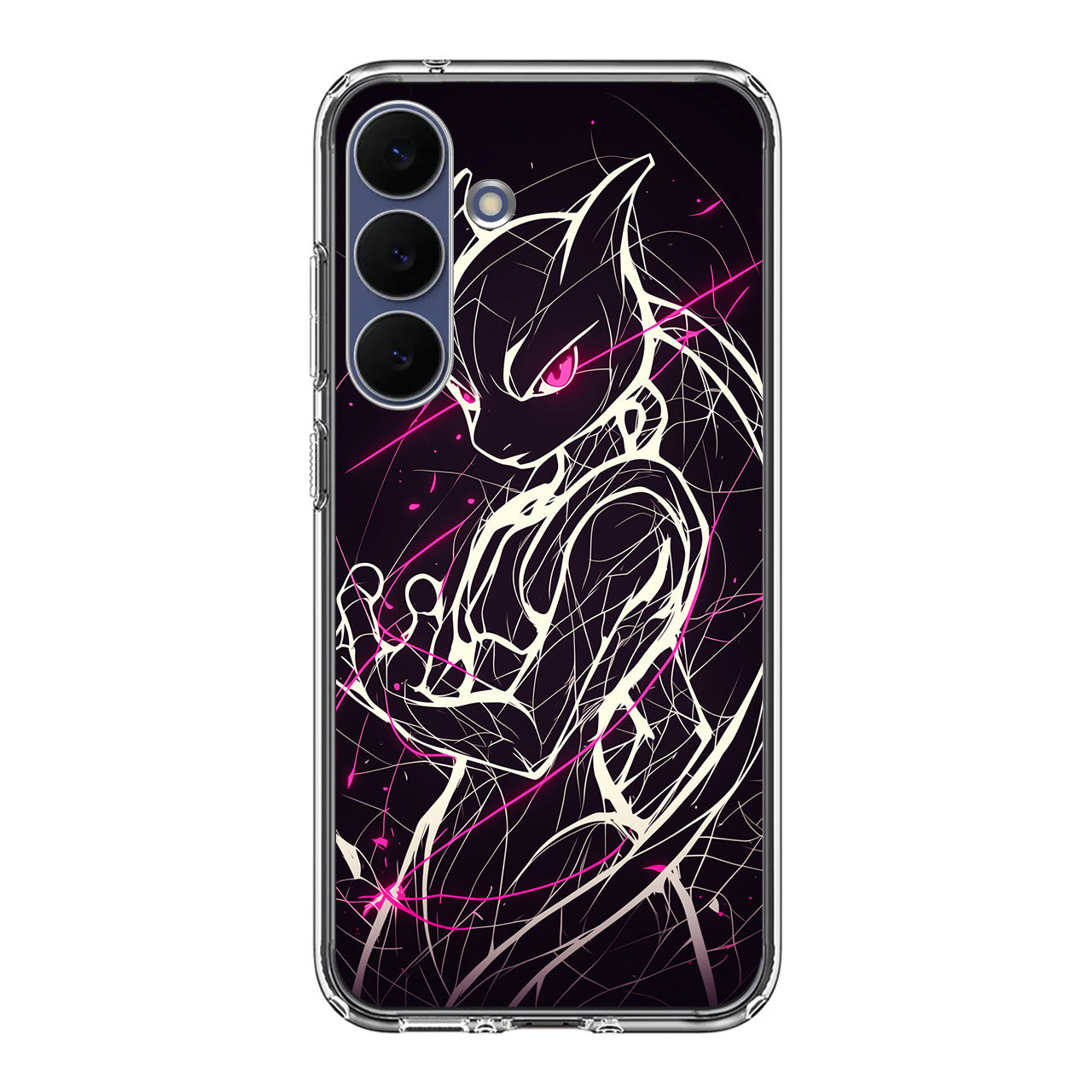 Mewtwo Cosmic Energy Samsung Galaxy S25 FE Case