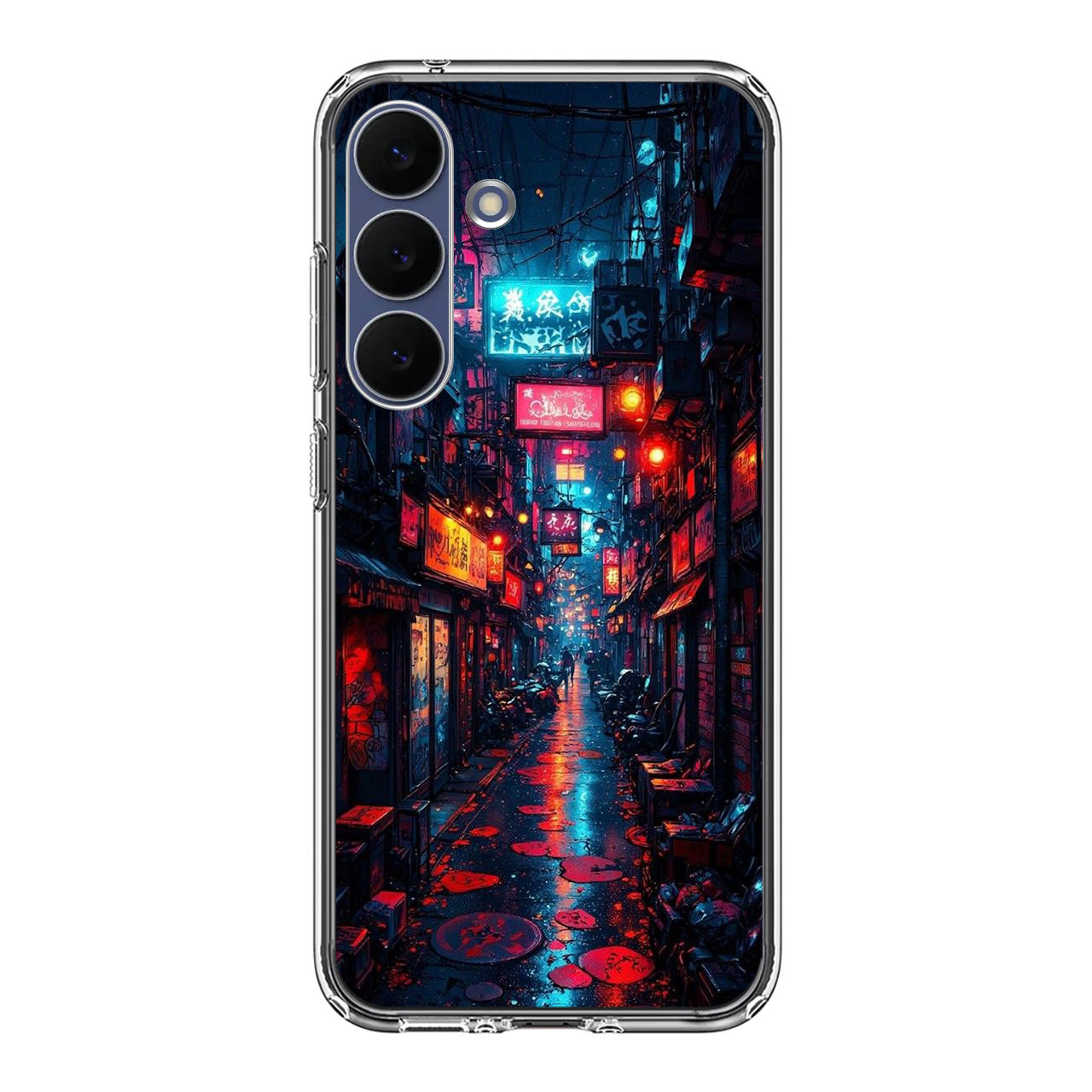 Neon Veins Of The Cyber City Samsung Galaxy S25 FE Case
