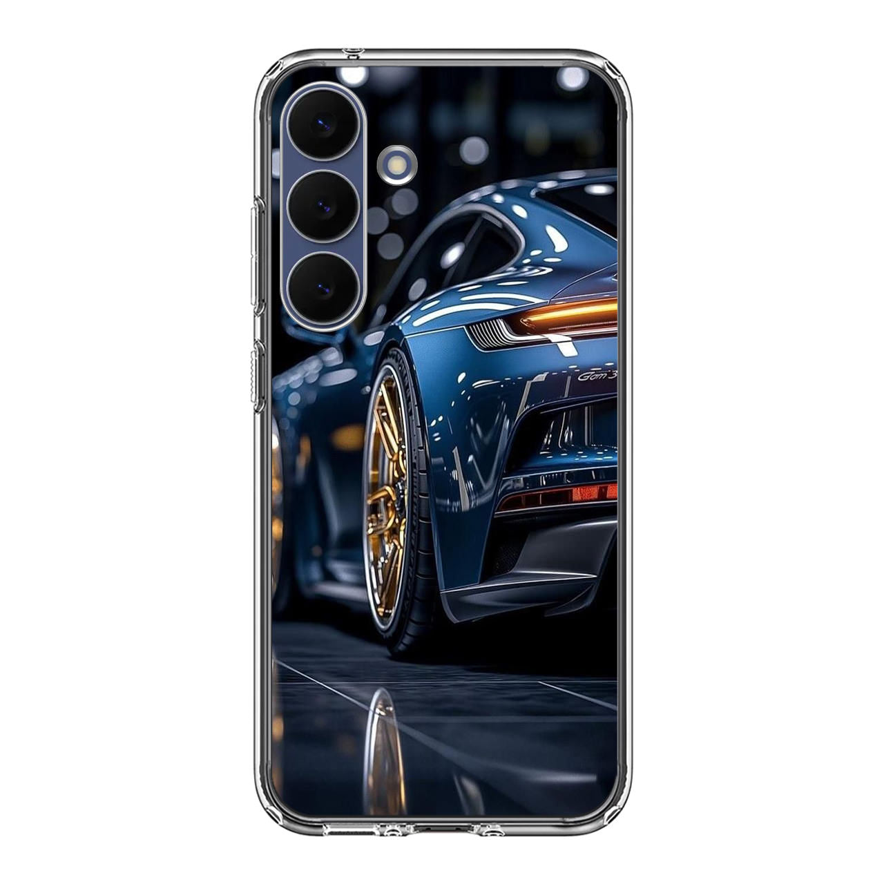 Velvet Thunder Elegance on Wheels Samsung Galaxy S25 FE Case