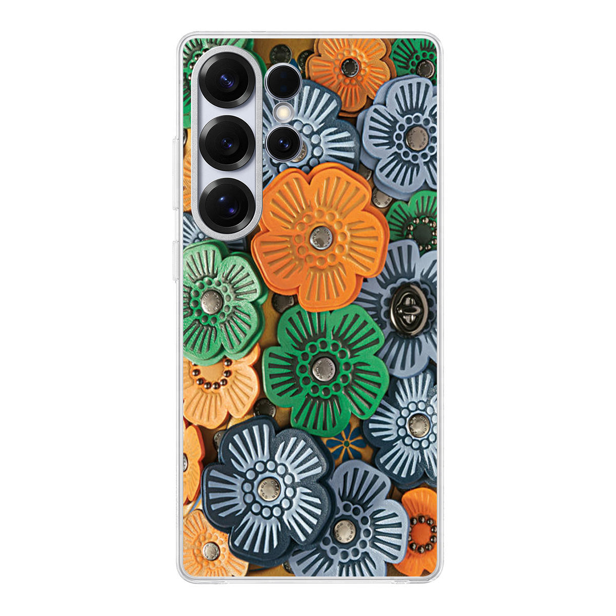 Tea Rose Applique Samsung Galaxy S25 Ultra Case