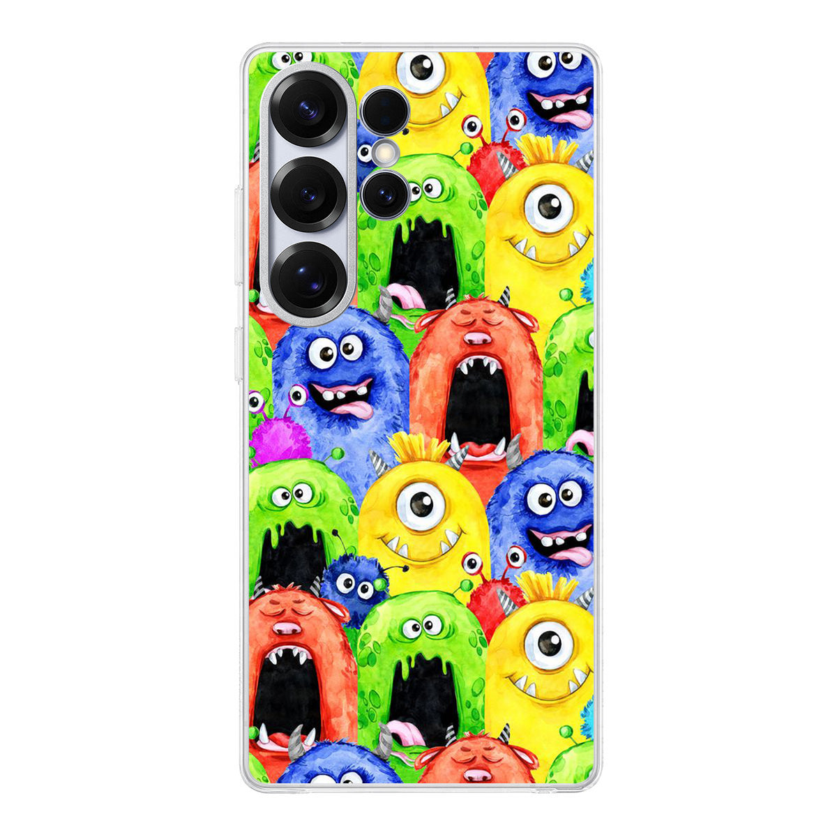 Monster Watercolor Art Samsung Galaxy S25 Ultra Case