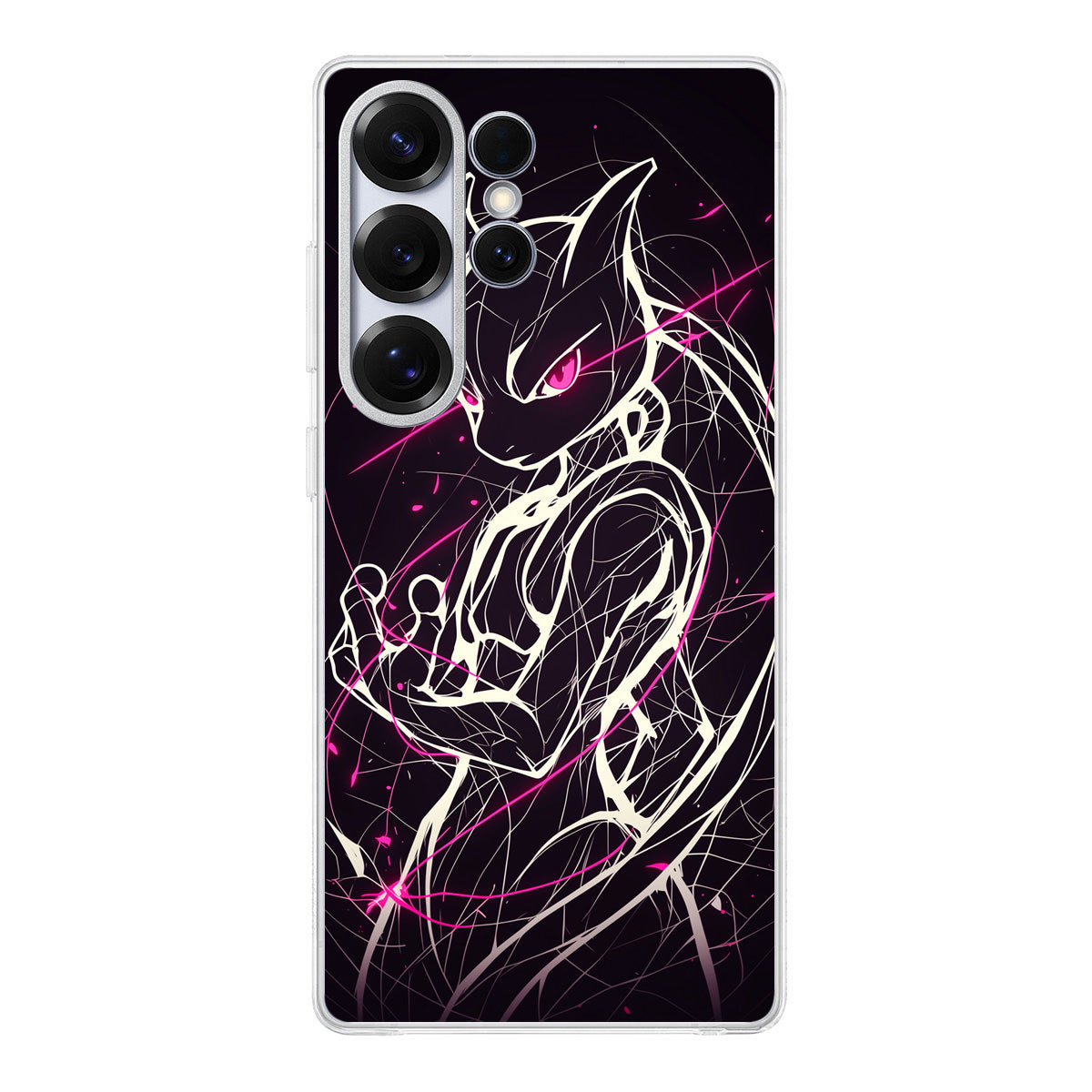 Mewtwo Cosmic Energy Samsung Galaxy S25 Ultra Case