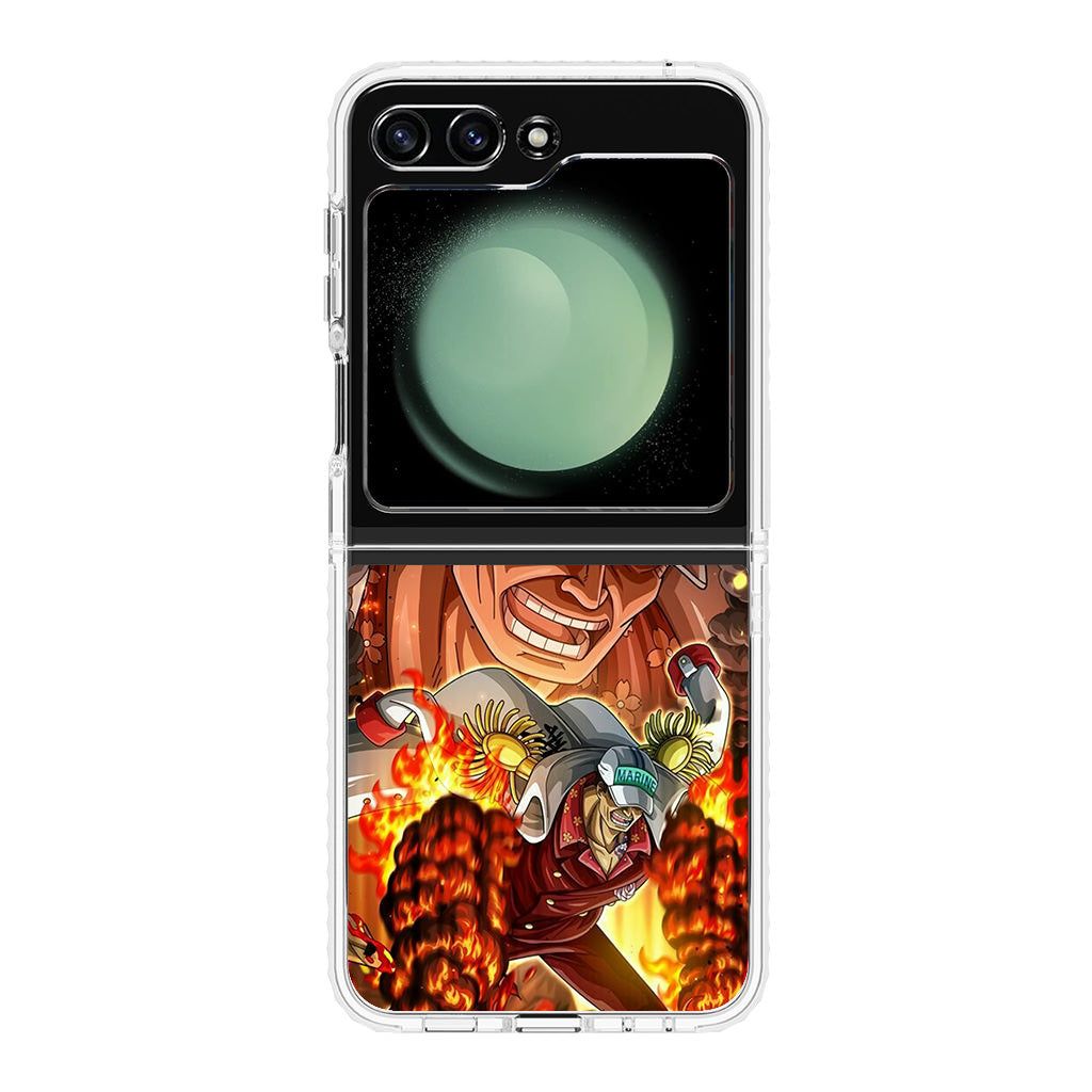 Akainu Exploding Volcano Samsung Galaxy Z Flip 5 Case