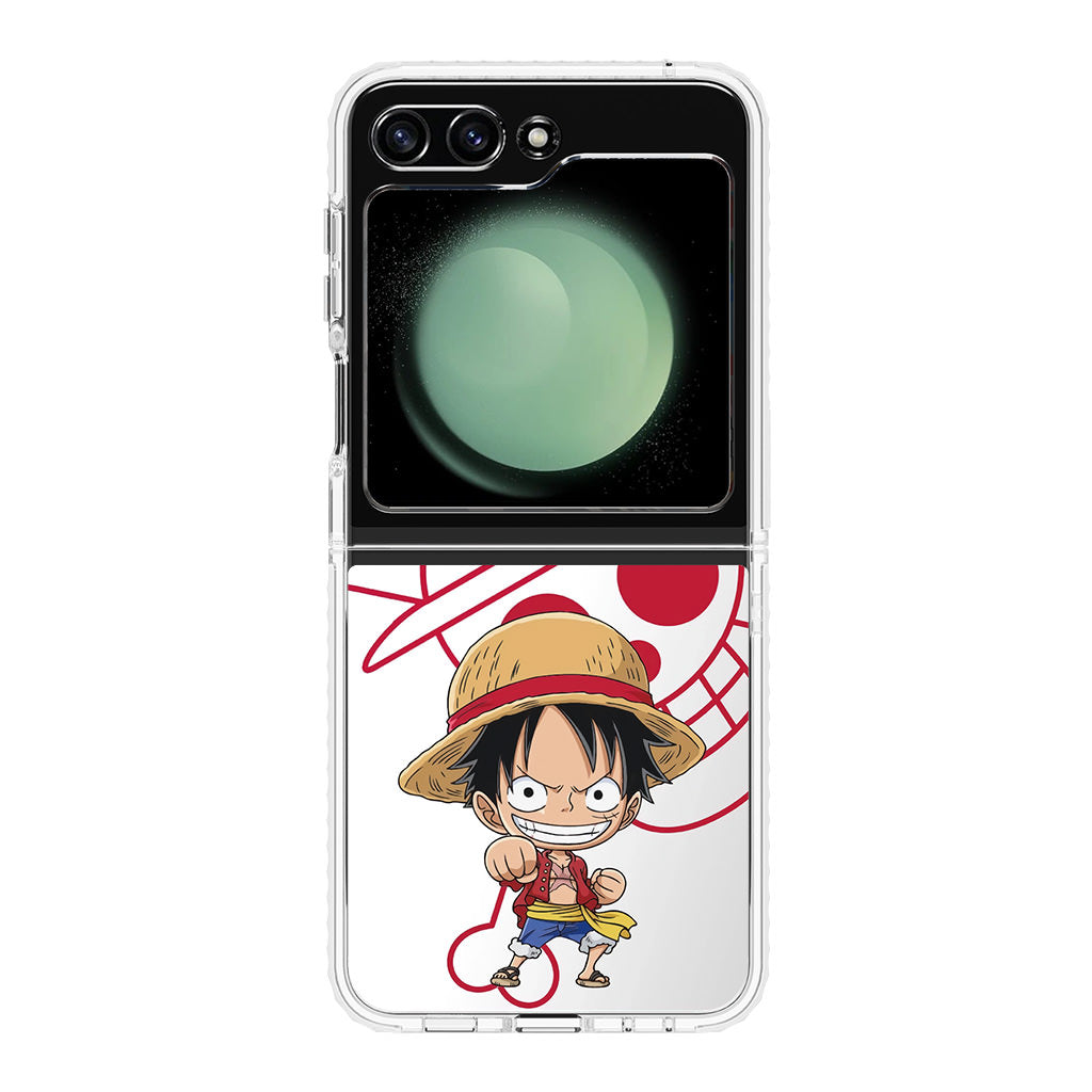 Chibi Luffy Samsung Galaxy Z Flip 5 Case