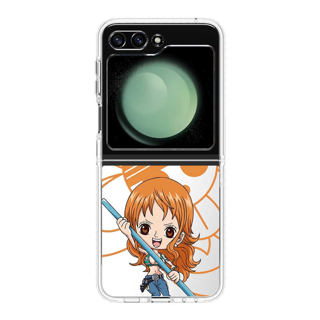 Chibi Nami Samsung Galaxy Z Flip 5 Case