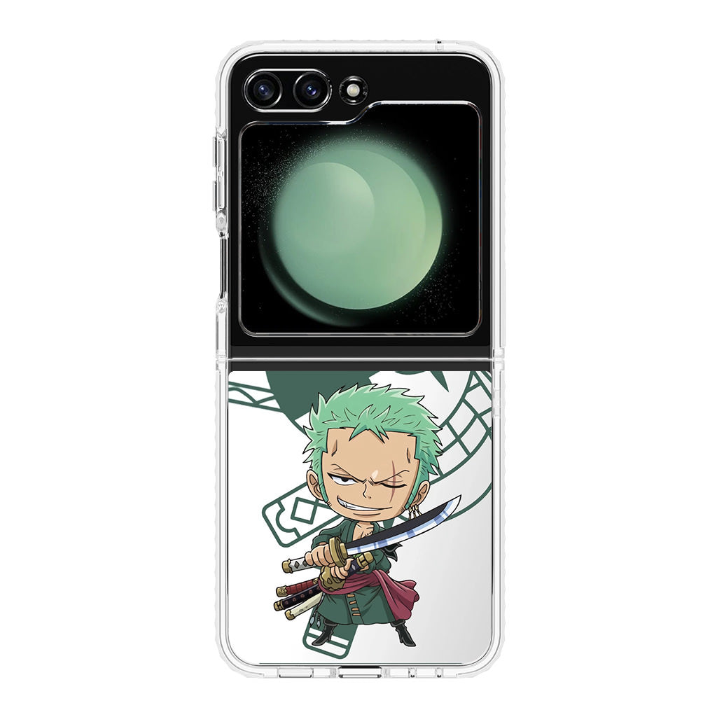 Chibi Zoro Samsung Galaxy Z Flip 5 Case