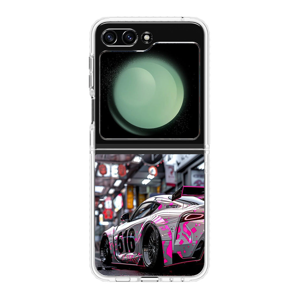 Neon Apex Drift Dreams Samsung Galaxy Z Flip 5 Case
