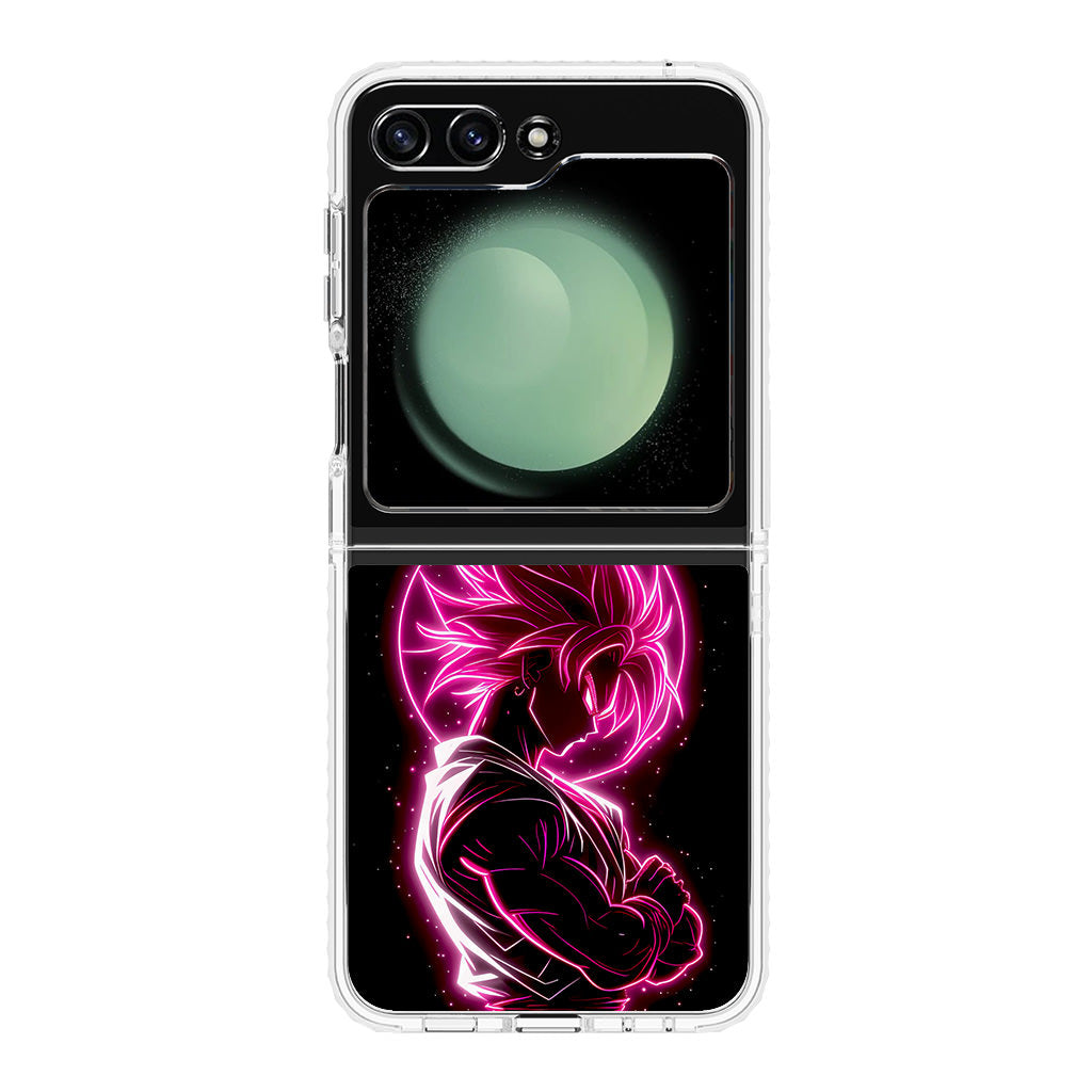 Pink Radiant Saiyan Samsung Galaxy Z Flip 5 Case