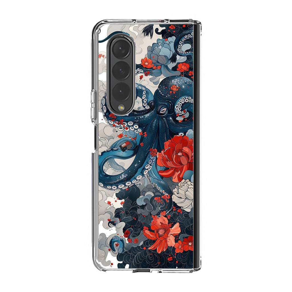 Floral Kraken Samsung Galaxy Z Fold 3 Case