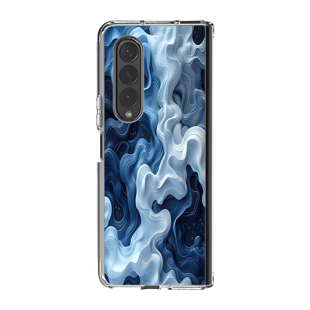 Frozen Waves Samsung Galaxy Z Fold 3 Case