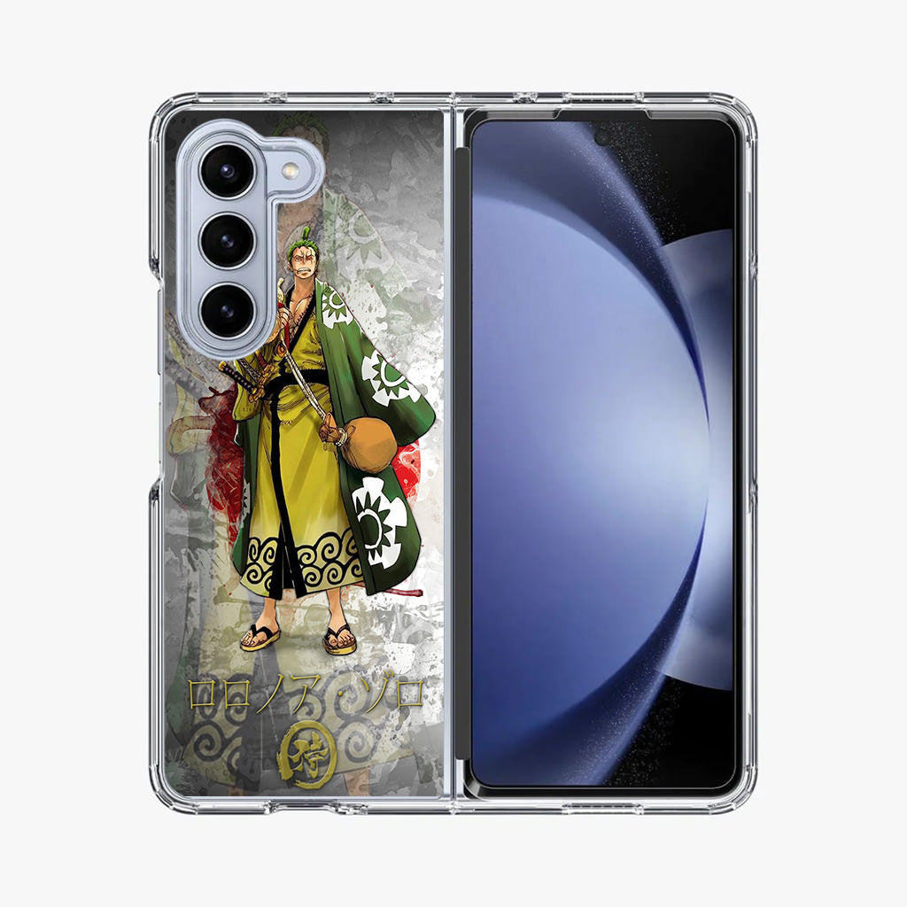 Roronoa Zoro Arc Wano Samsung Galaxy Z Fold 5 Case