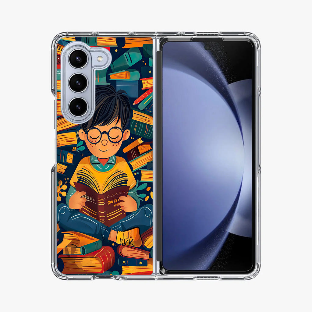 Universe of The Bookworm Samsung Galaxy Z Fold 5 Case