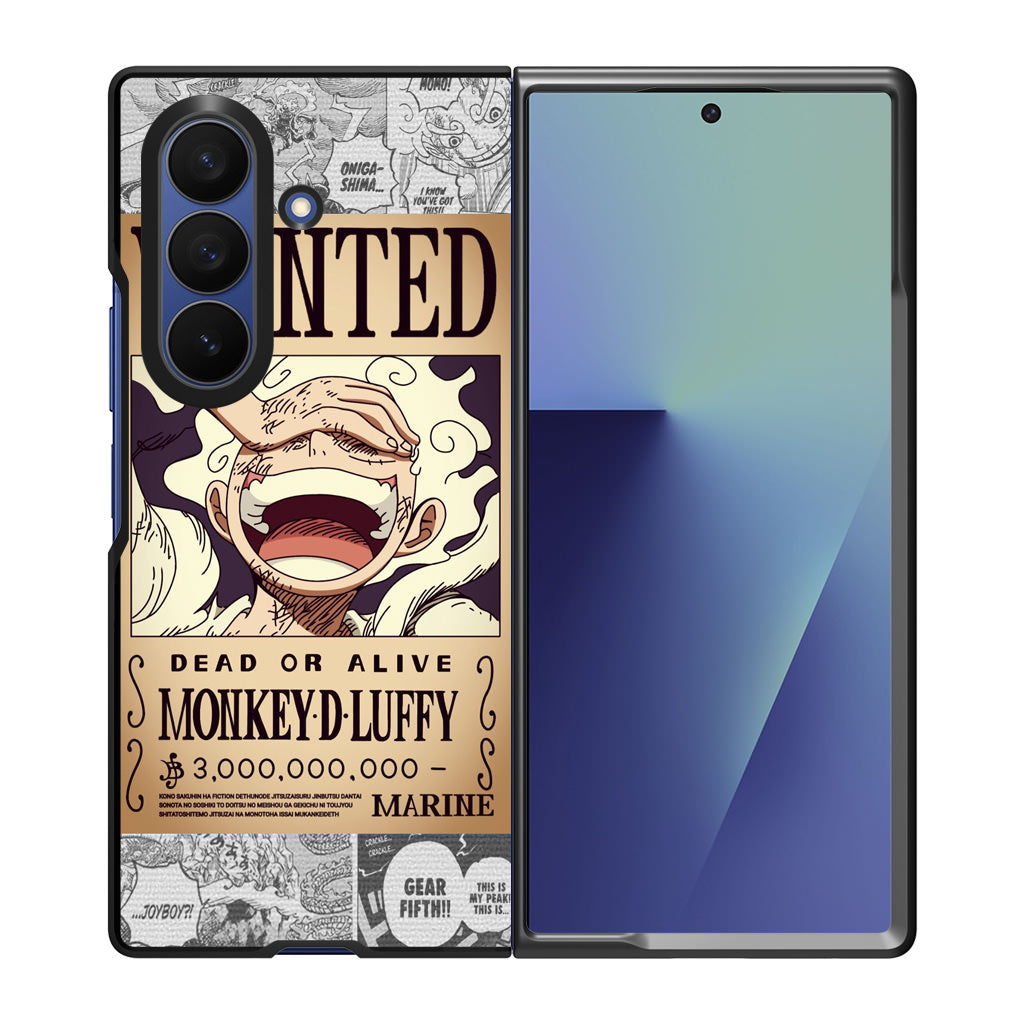 Gear 5 Wanted Poster Samsung Galaxy Z Fold 7 Case