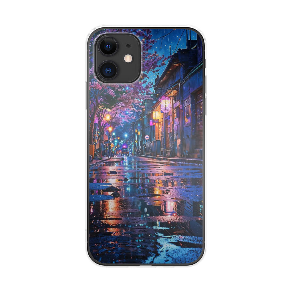 Midnight Sakura Glow iPhone 11 Case