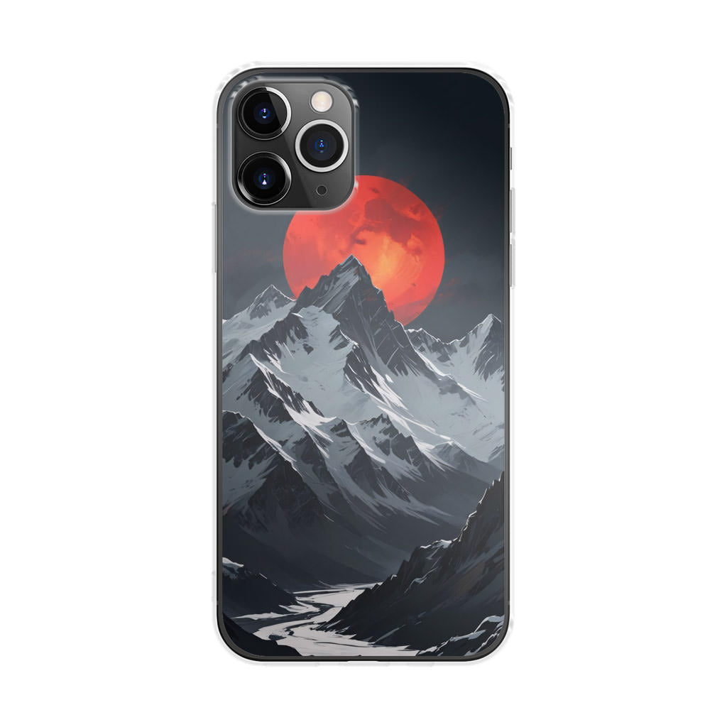 Crimson Eclipse The Mountain iPhone 11 Pro Max Case
