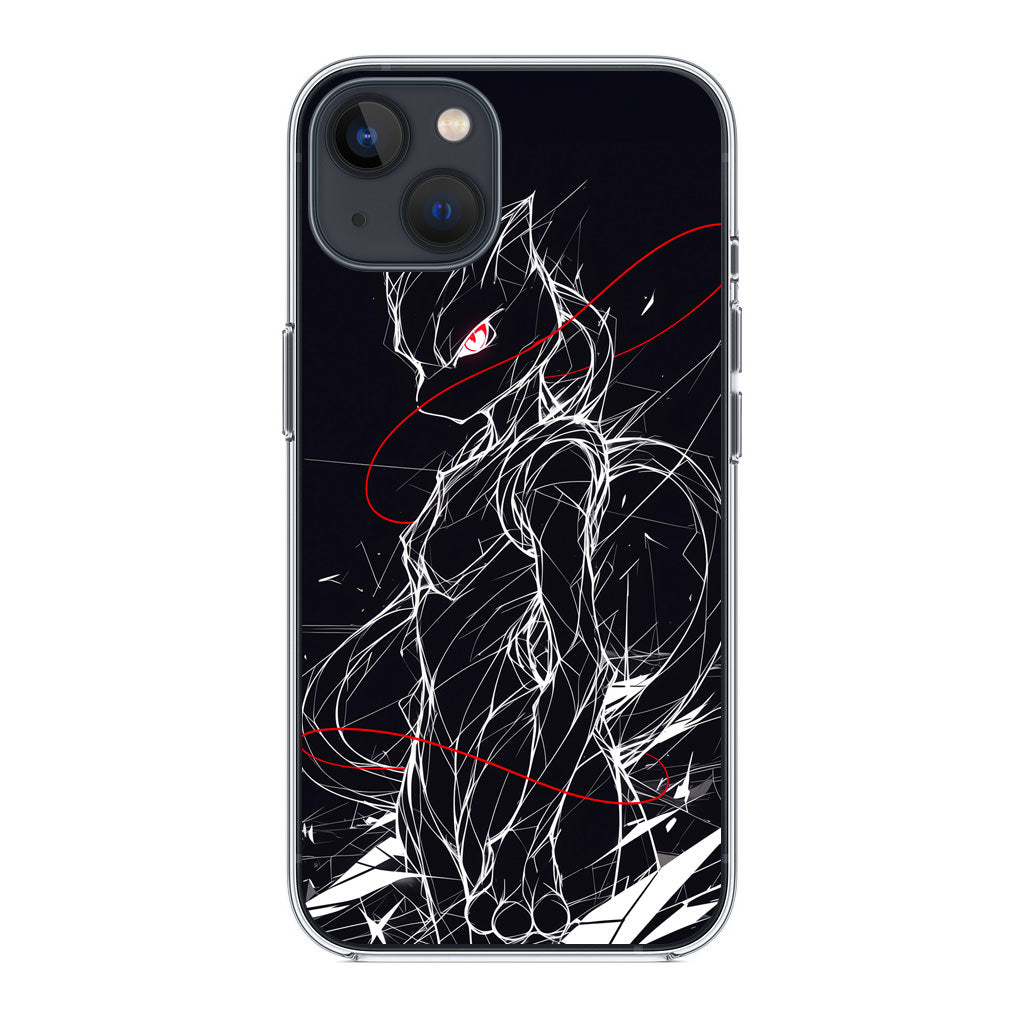 Mewtwo Silent Anomaly iPhone 14 / 14 Plus Case