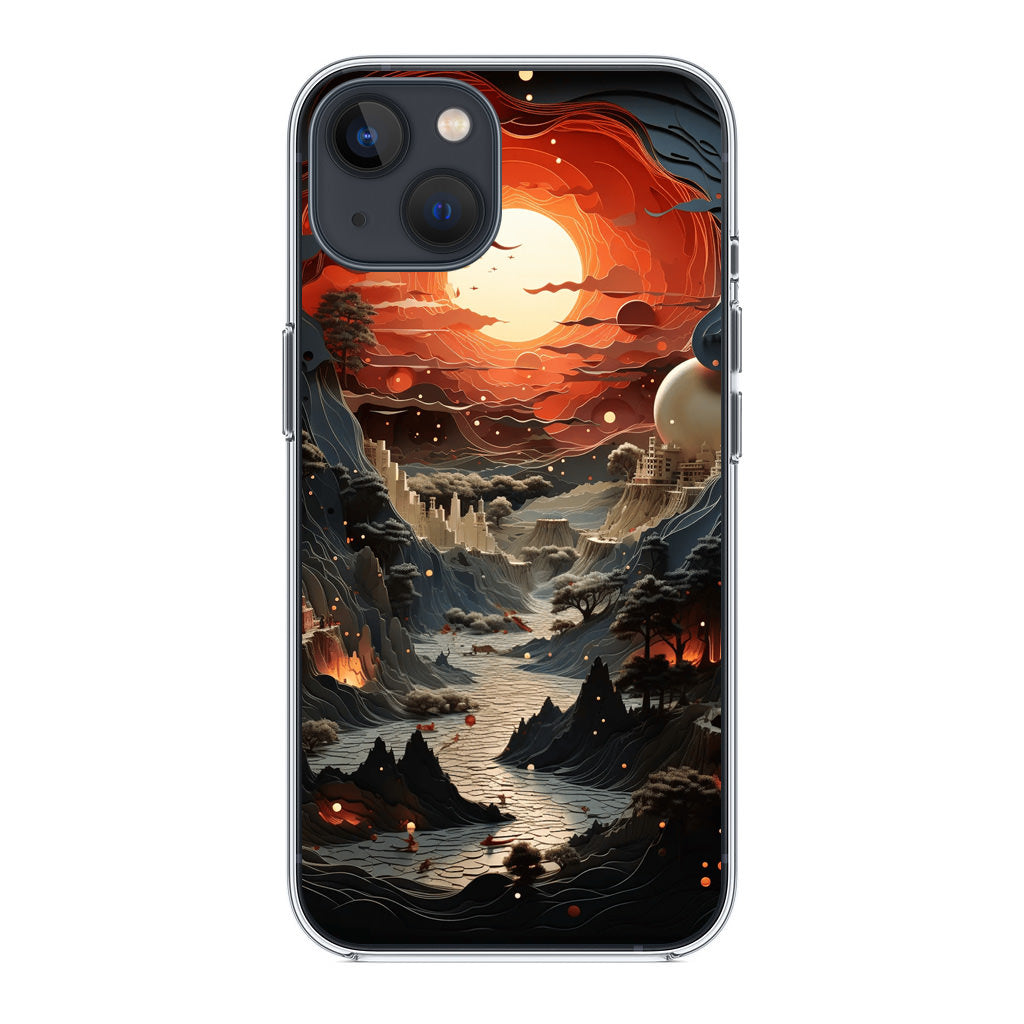 Valley of the Dying Sun iPhone 14 / 14 Plus Case