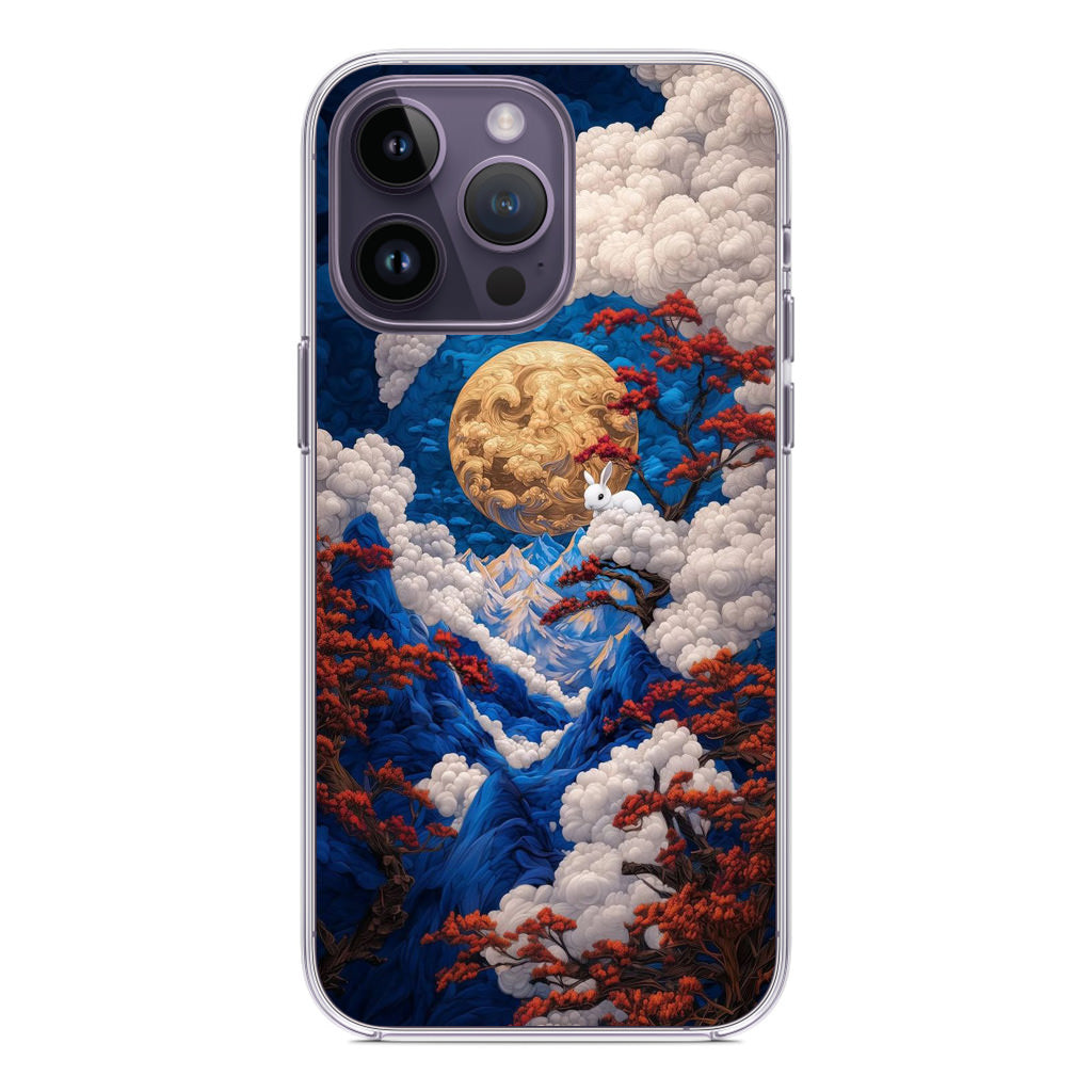 Moonlight Whispers Celestial Peaks iPhone 14 Pro / 14 Pro Max Case