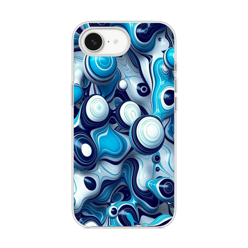 Abstract Art All Blue iPhone 16e Case