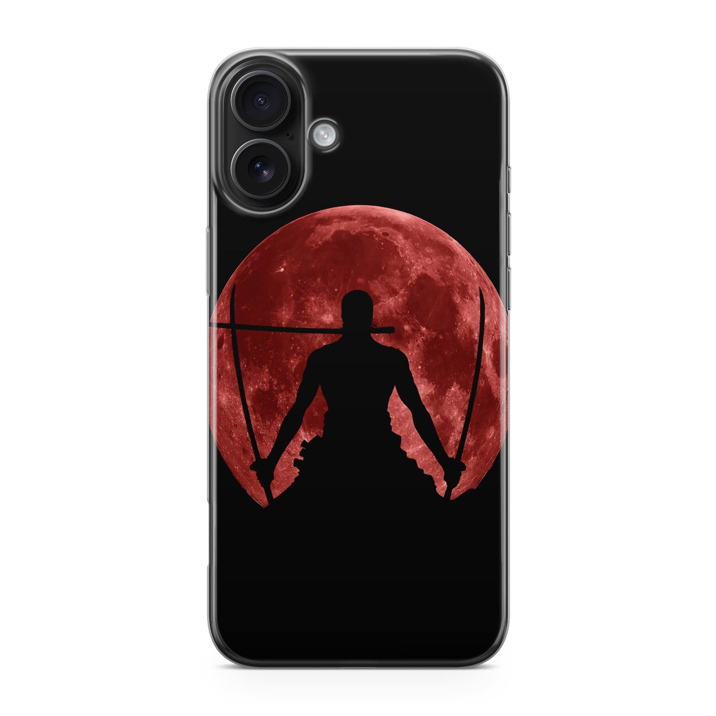 Silhouette Of Zoro In Santoryu Mode iPhone 17 Case