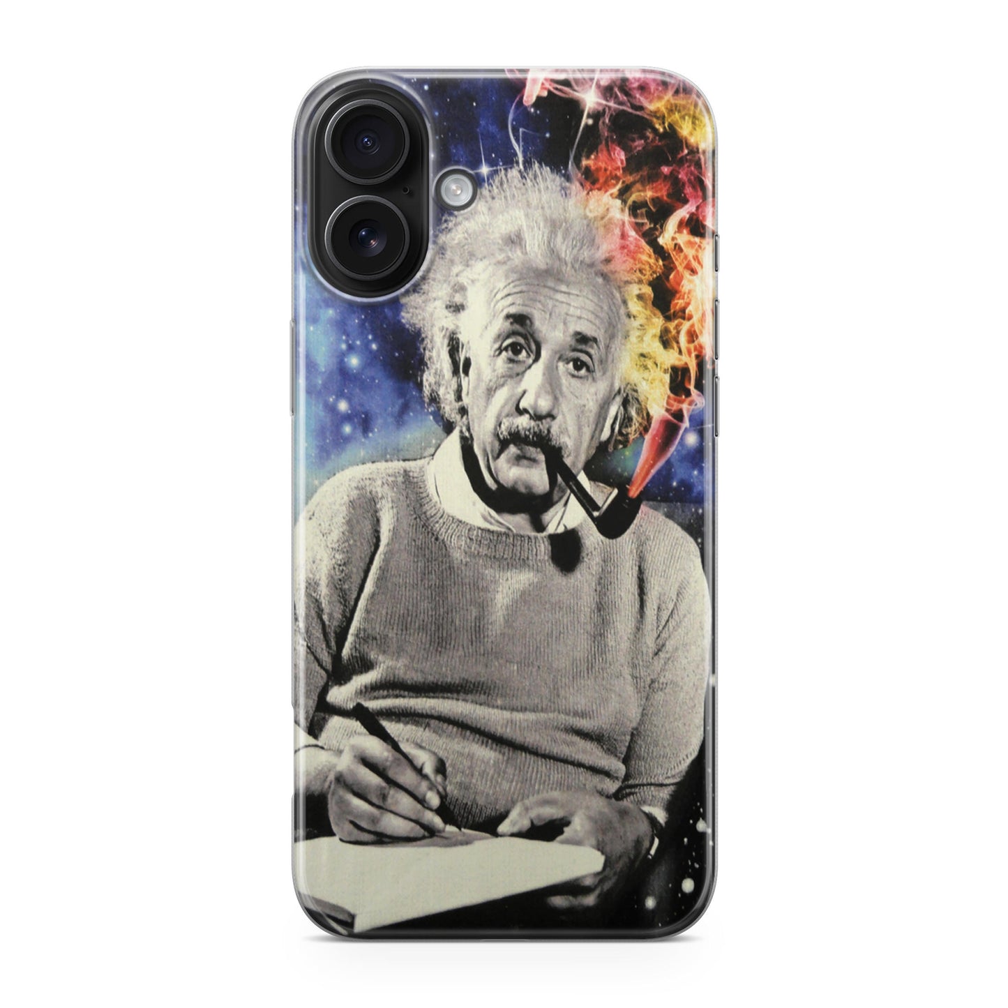 Albert Einstein Smoking iPhone 17 Case
