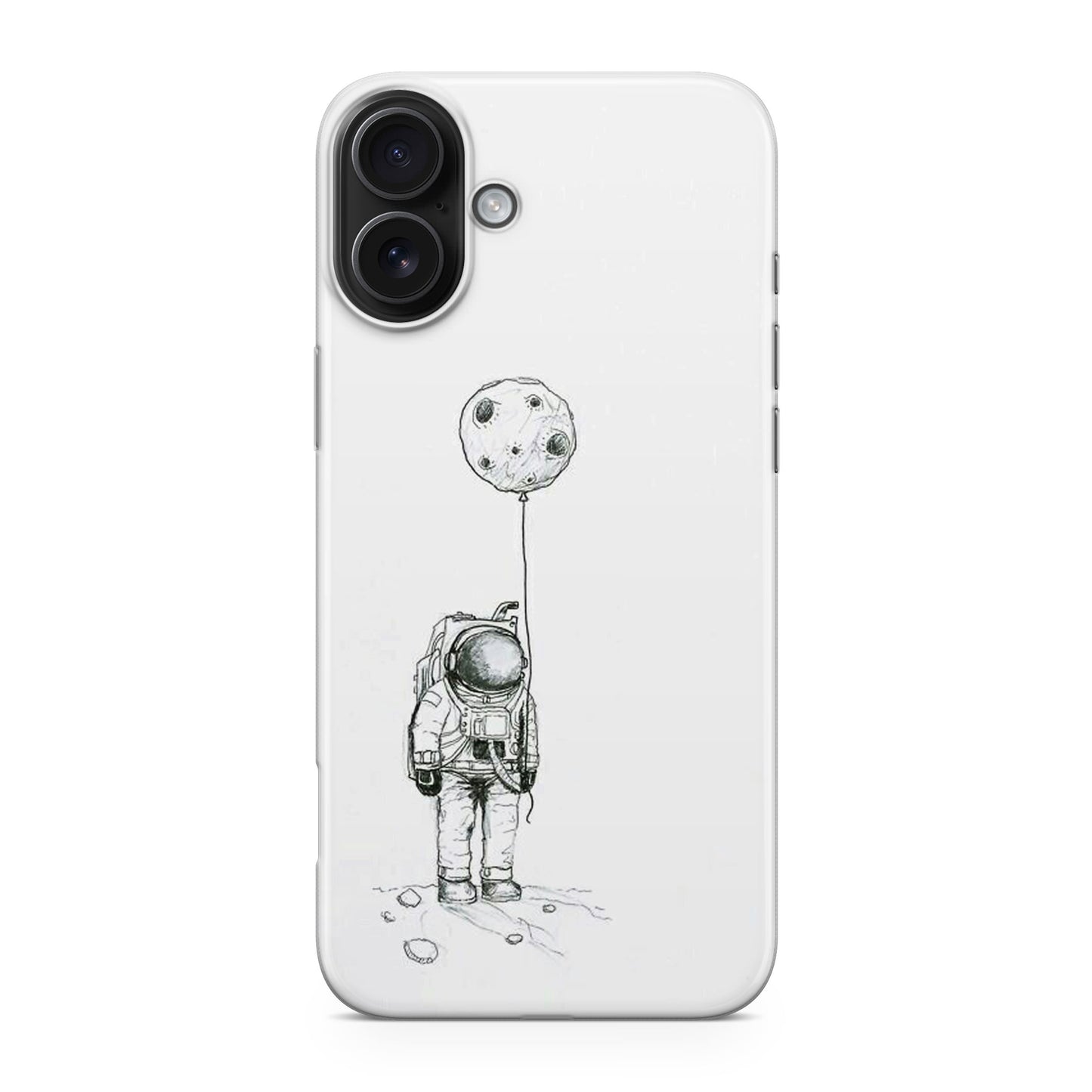 Astronaut Moon Balloon iPhone 17 Case