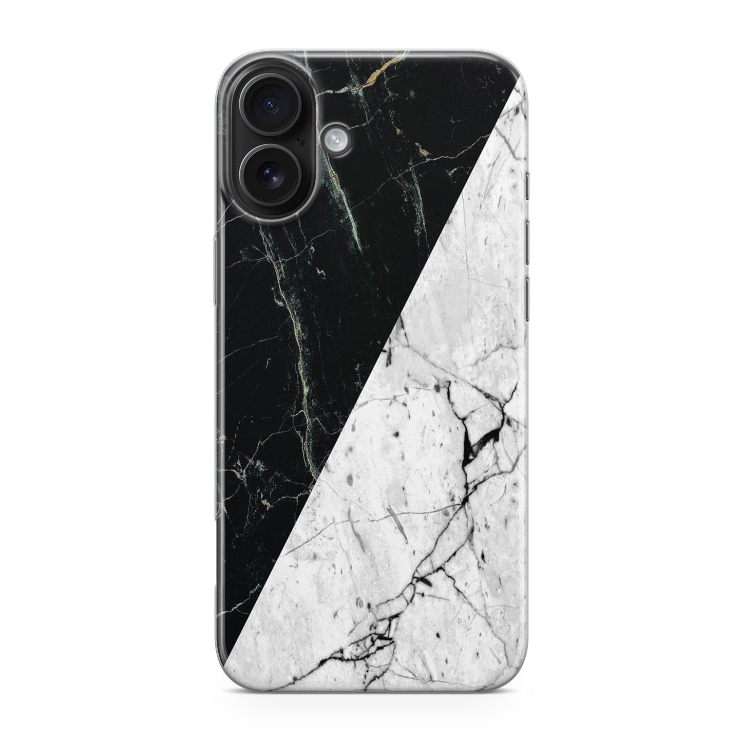 B&W Marble iPhone 17 Case