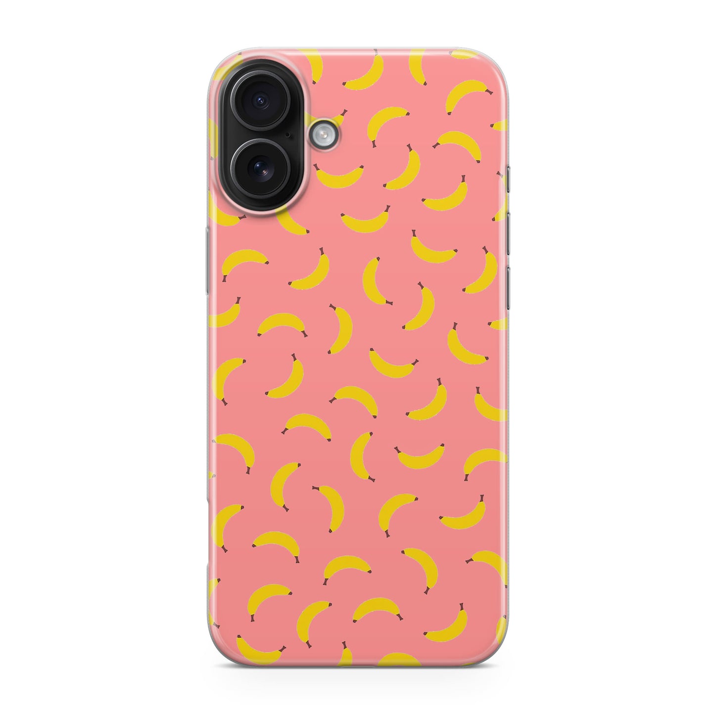 Bananas Fruit Pattern Pink iPhone 17 Case