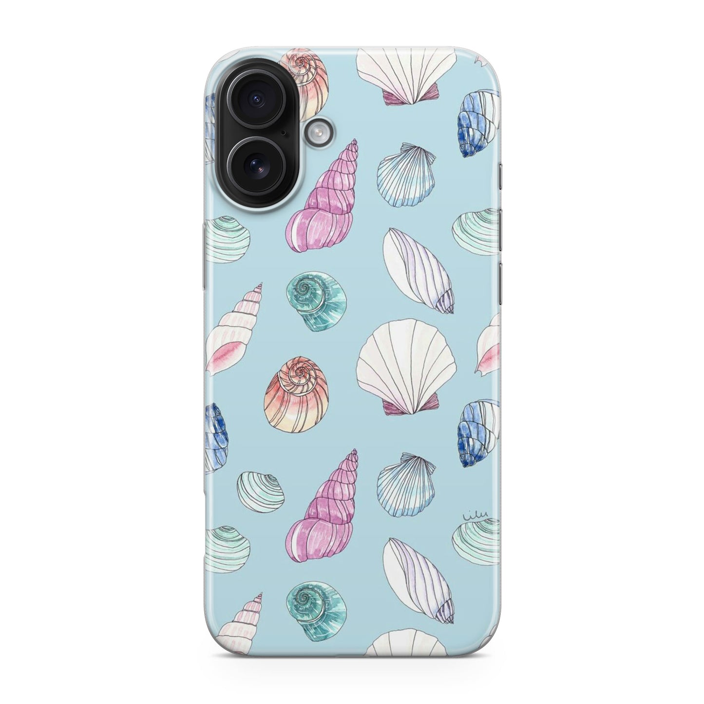 Beach Shells Pattern iPhone 17 Case