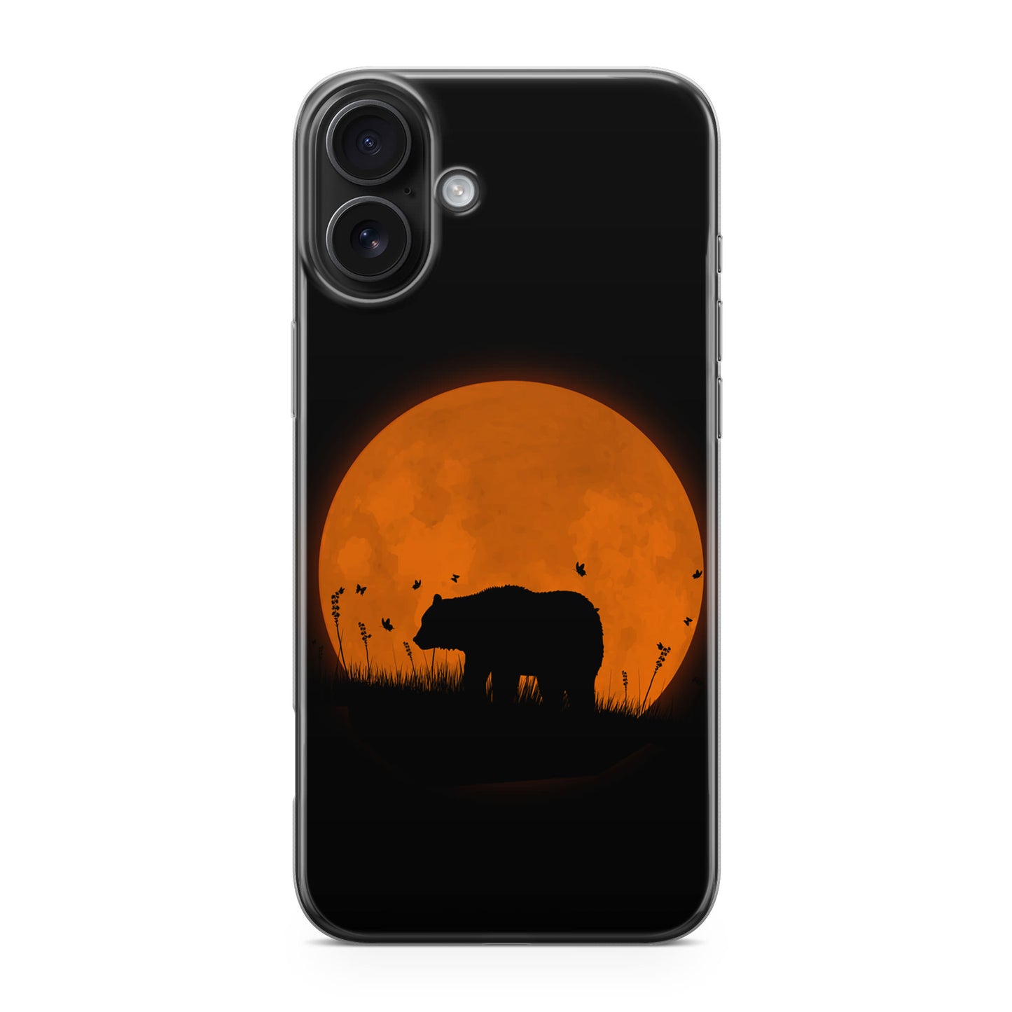 Bear Silhouette iPhone 17 Case