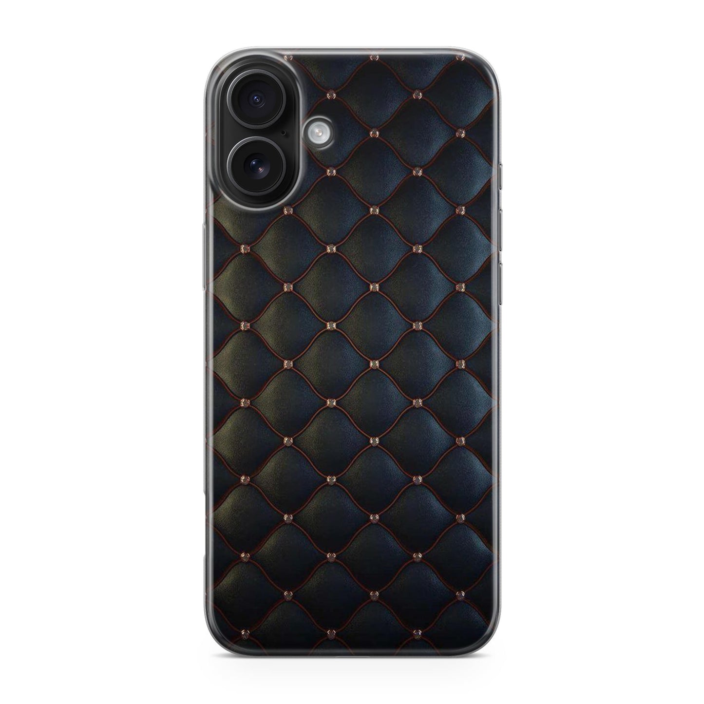 Black Royal Pattern iPhone 17 Case