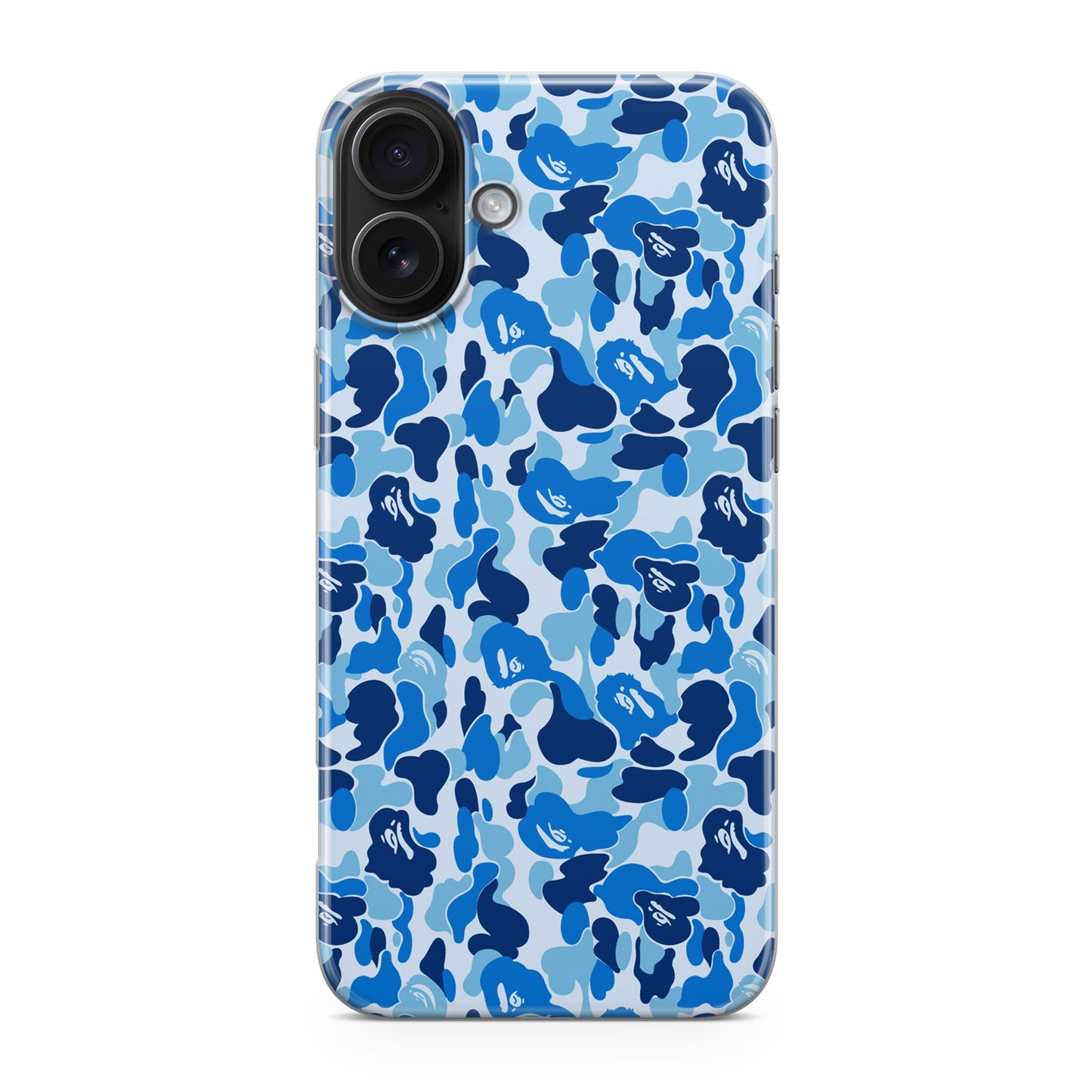 Blue Camo iPhone 17 Case