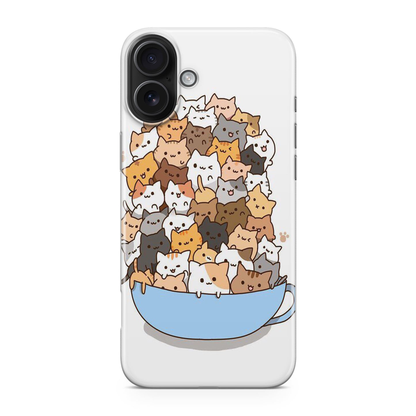 Cats on A Bowl iPhone 17 Case