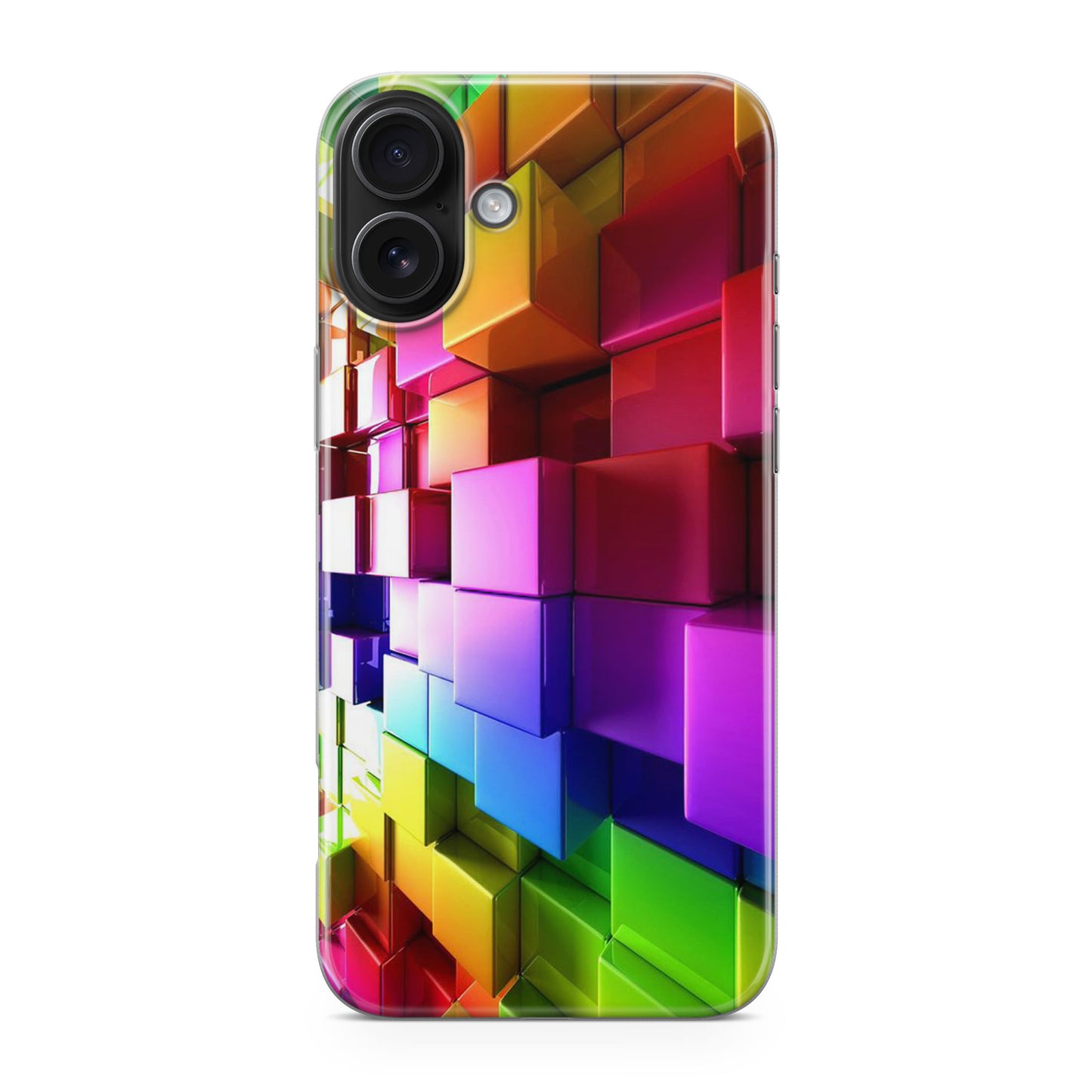 Colorful Cubes iPhone 17 Case