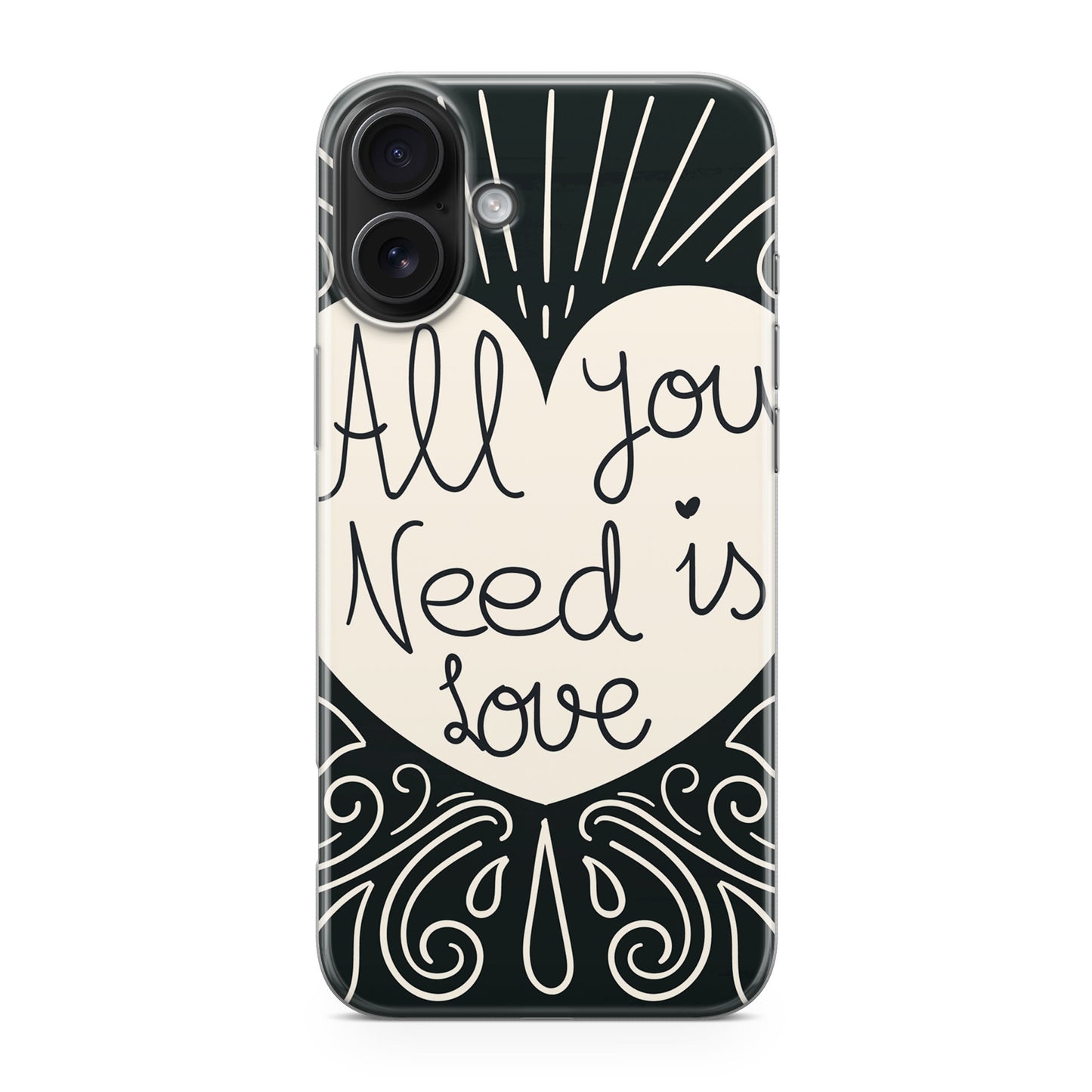 Drawn Love iPhone 17 Case