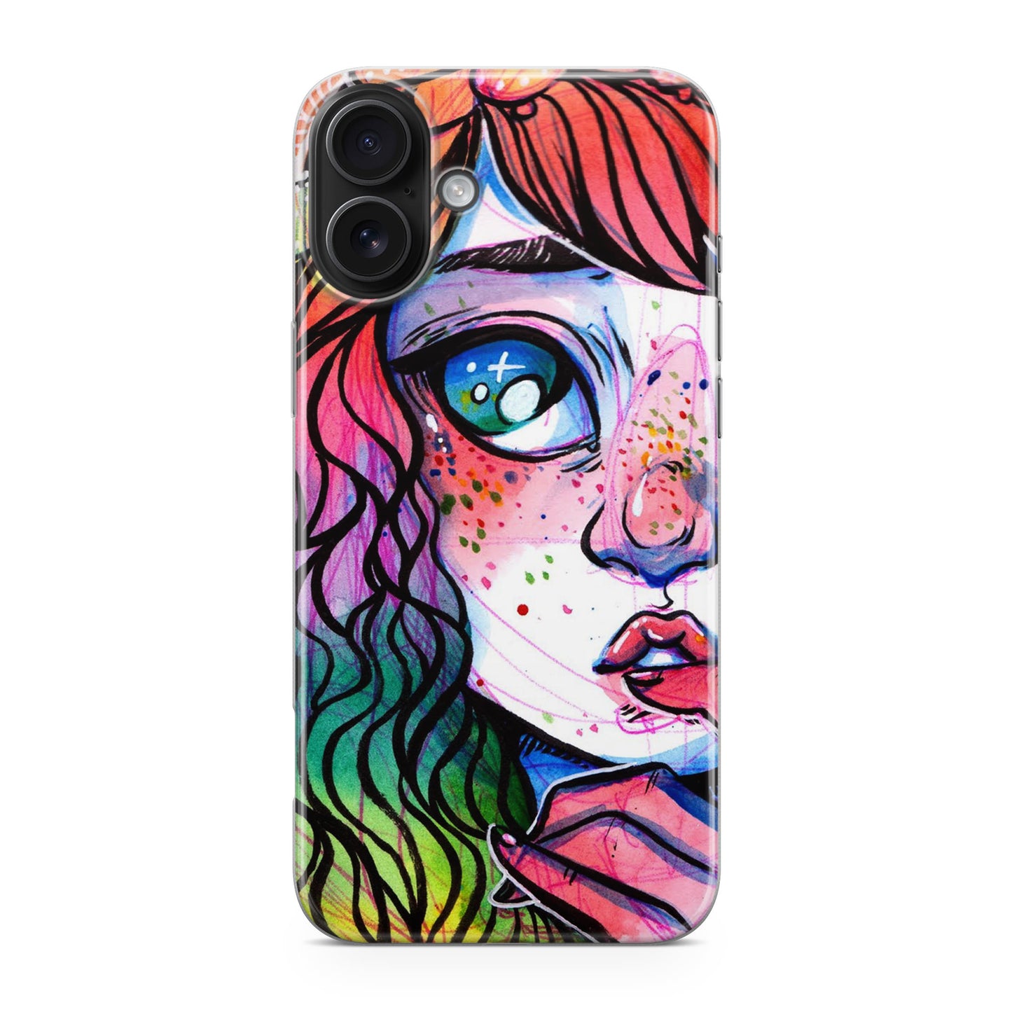 Eyes And Braids iPhone 17 Case