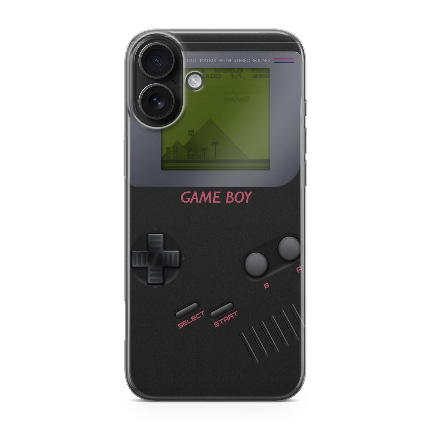 Game Boy Black Model iPhone 17 Case