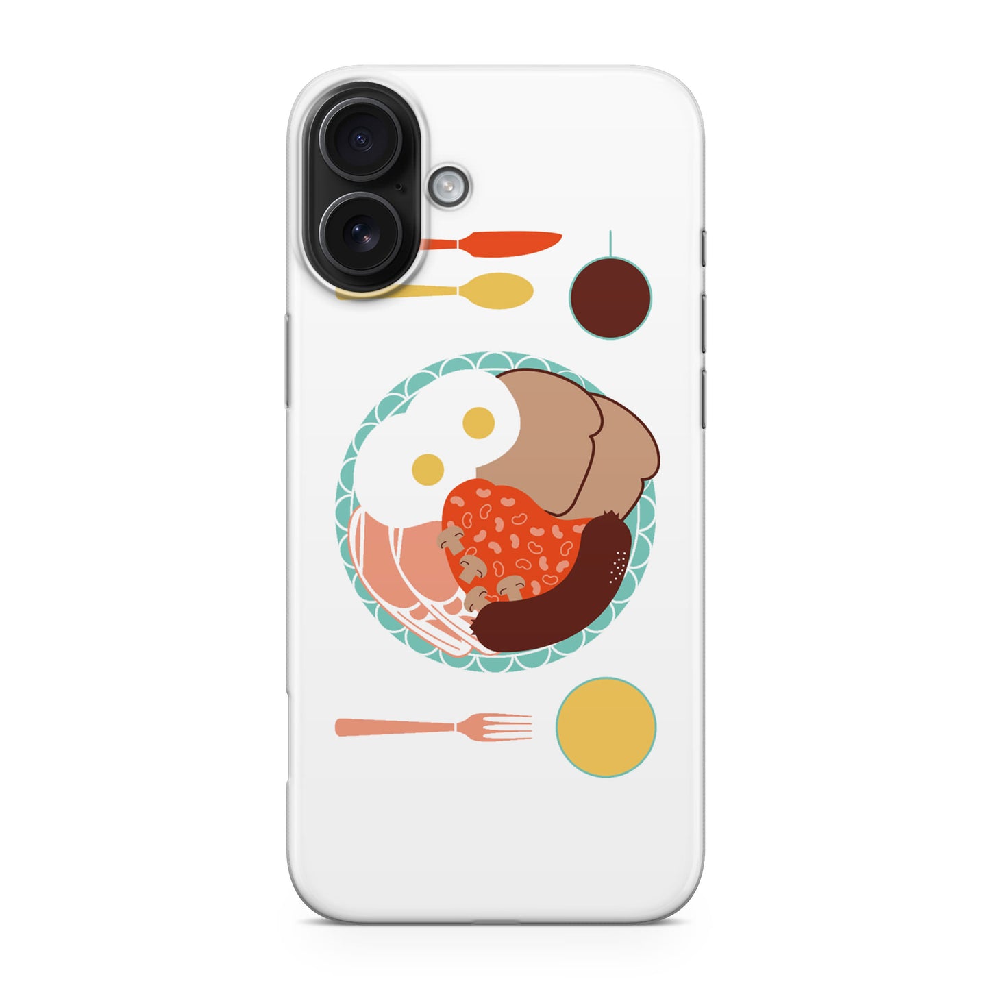 London Breakfast iPhone 17 Case