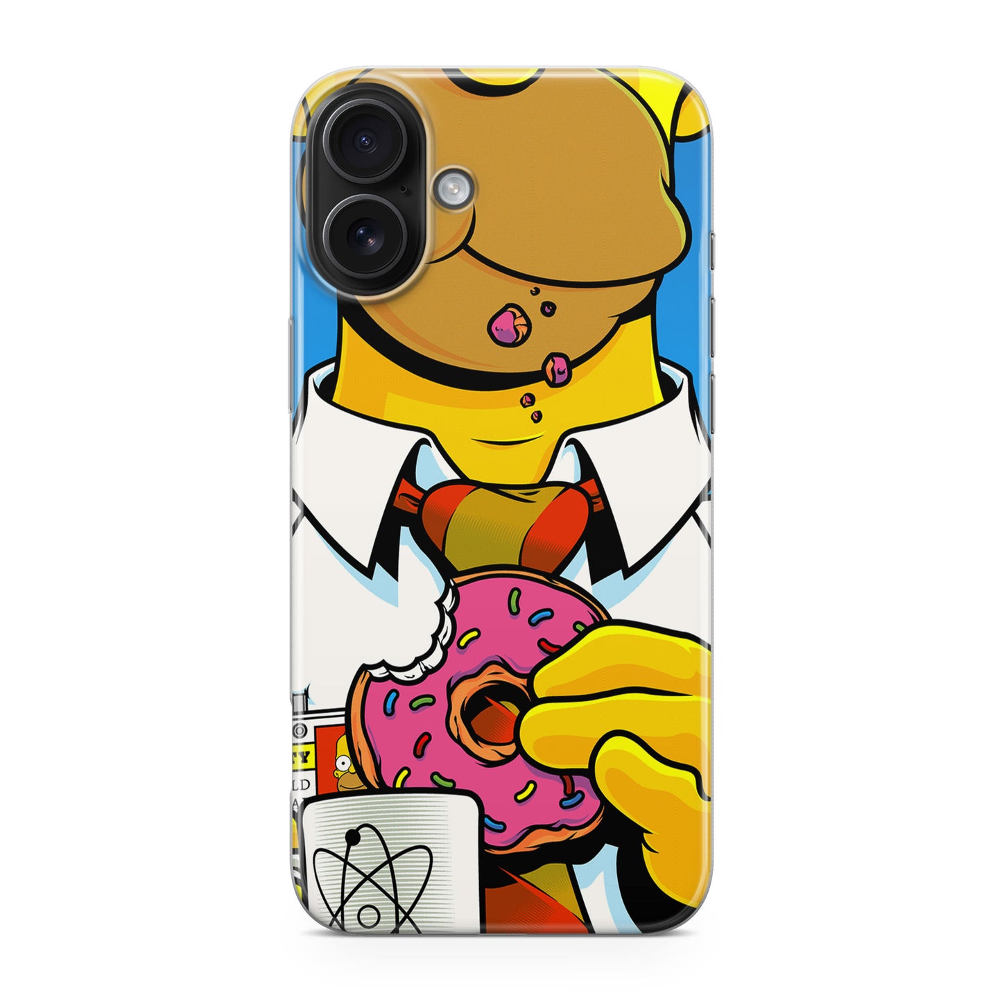 Homer Eats Donut iPhone 17 Case