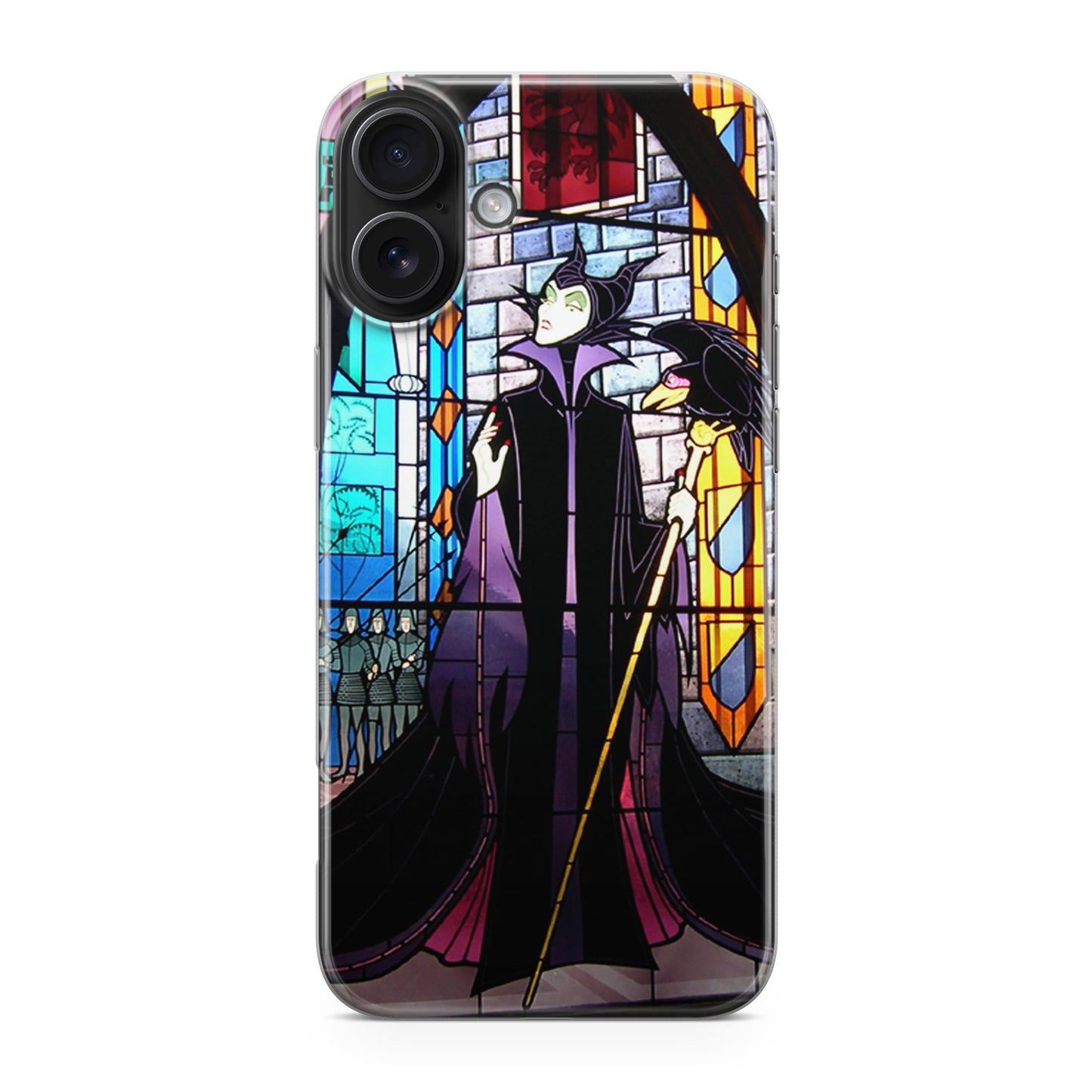 Maleficent Sleeping Beauty Glass Art iPhone 17 Case